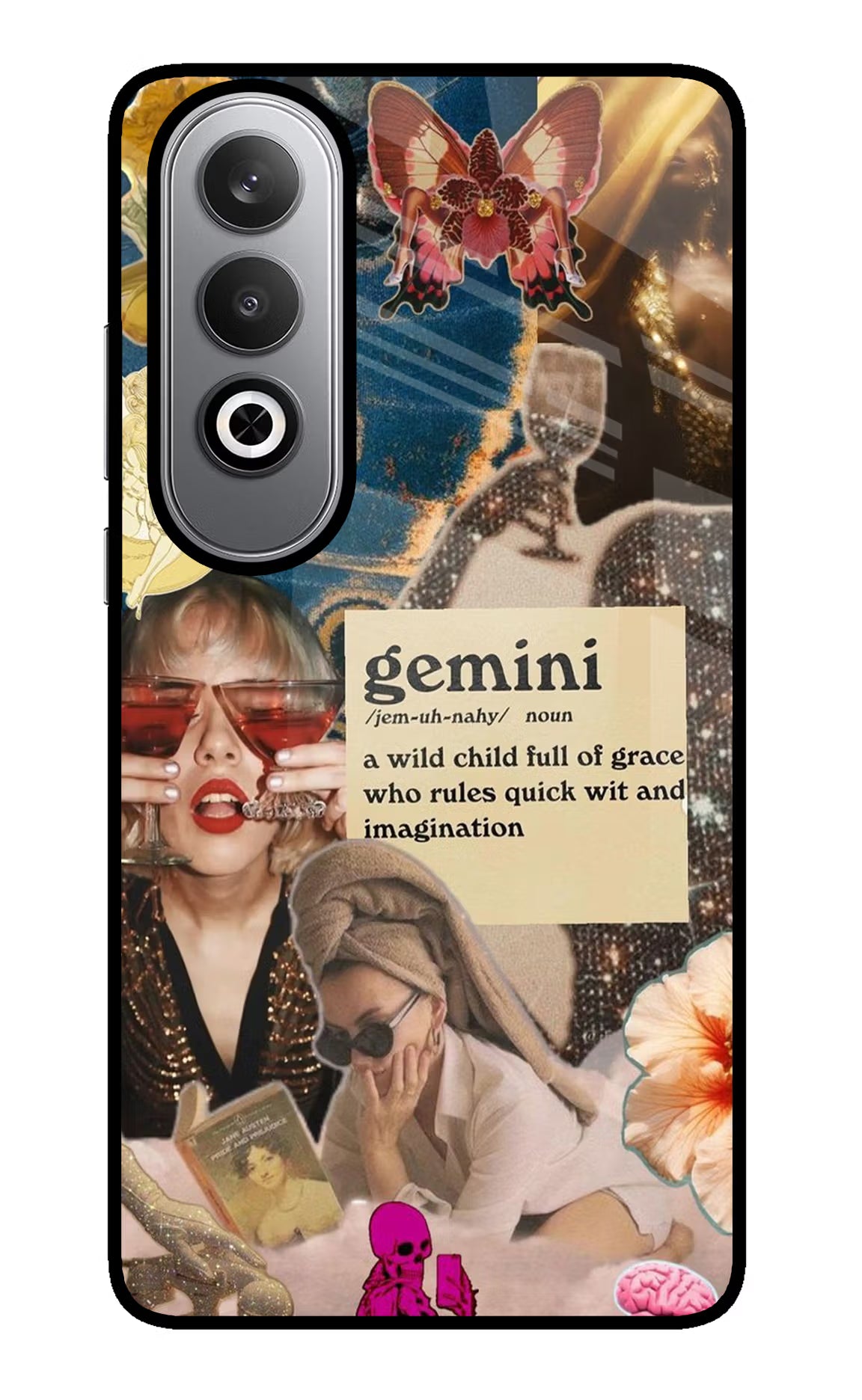 Gemini Zodiac Oneplus Nord CE4 Glass Case - Gemini Zodiac Oneplus Nord CE4 Glass Case Gemini Zodiac Oneplus Nord CE4 Glass Case