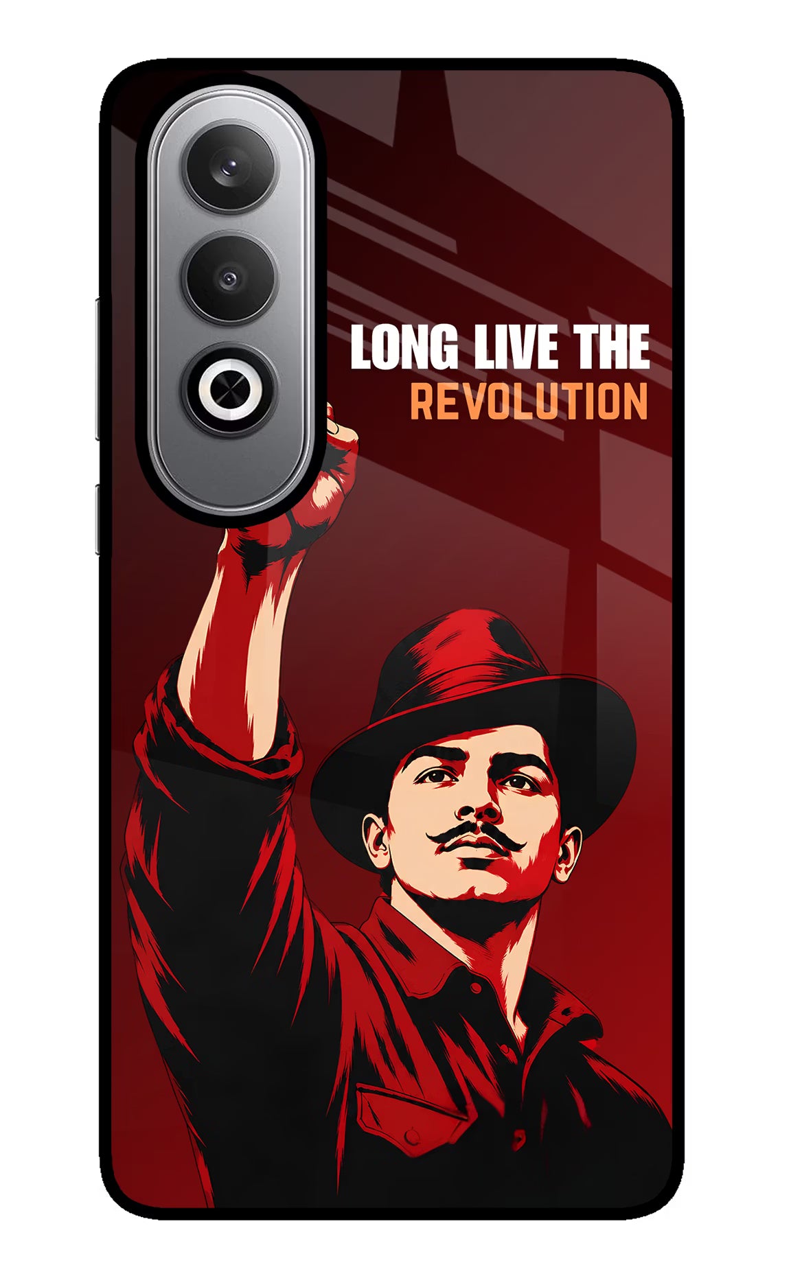Bhagat Singh Revolution Oneplus Nord CE4 Glass Case - Bhagat Singh Revolution Oneplus Nord CE4 Glass Case Bhagat Singh Revolution Oneplus Nord CE4 Glass Case
