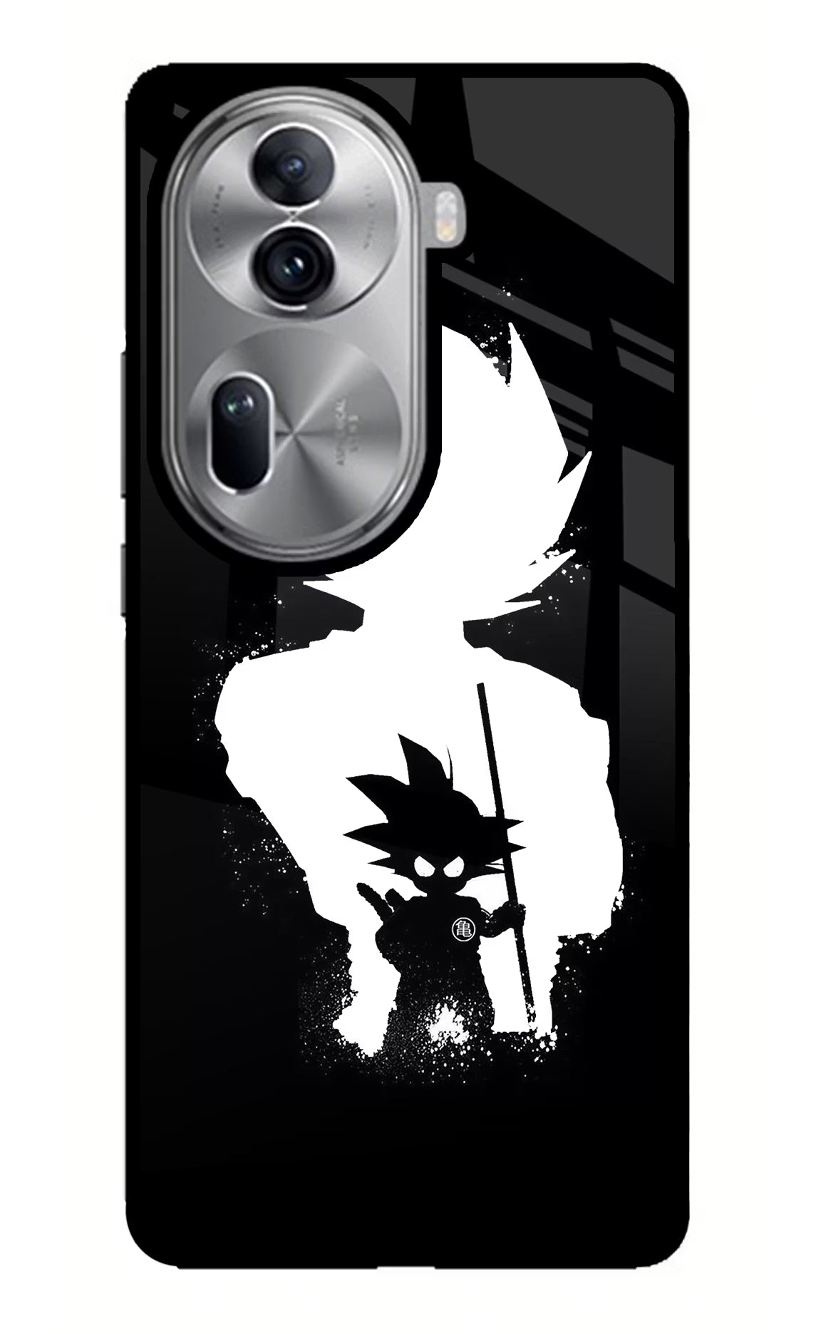 Goku Shadow Oppo Reno11 Pro 5G Glass Case - Goku Shadow Oppo Reno11 Pro 5G Glass Case Goku Shadow Oppo Reno11 Pro 5G Glass Case