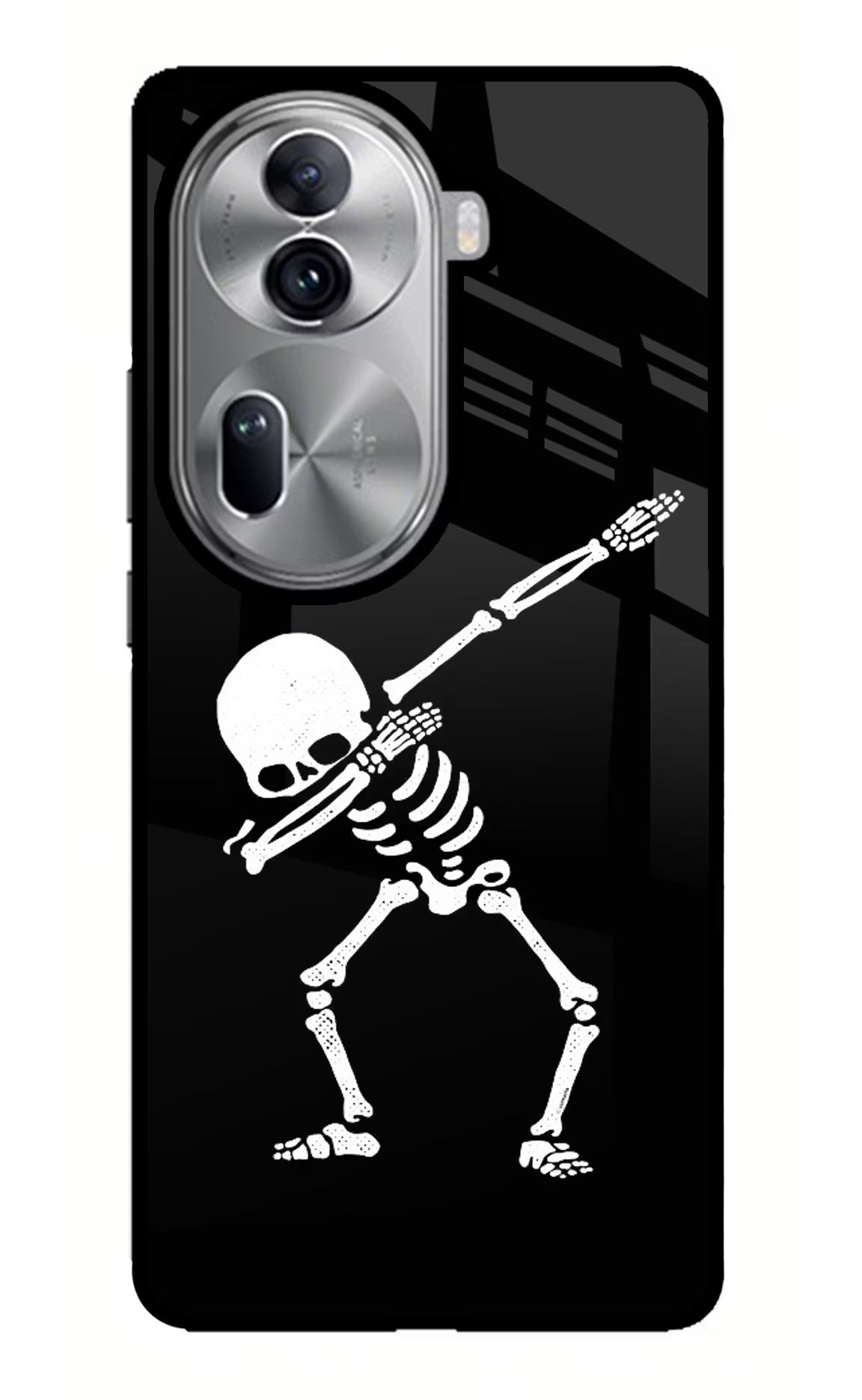 Dabbing Skeleton Art Oppo Reno11 Pro 5G Glass Case - Dabbing Skeleton Art Oppo Reno11 Pro 5G Glass Case Dabbing Skeleton Art Oppo Reno11 Pro 5G Glass Case