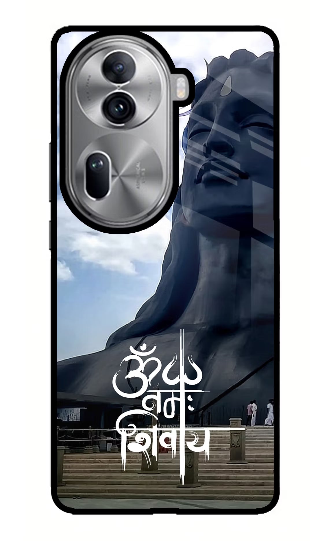 Om Namah Shivay Oppo Reno11 Pro 5G Glass Case - Om Namah Shivay Oppo Reno11 Pro 5G Glass Case Om Namah Shivay Oppo Reno11 Pro 5G Glass Case