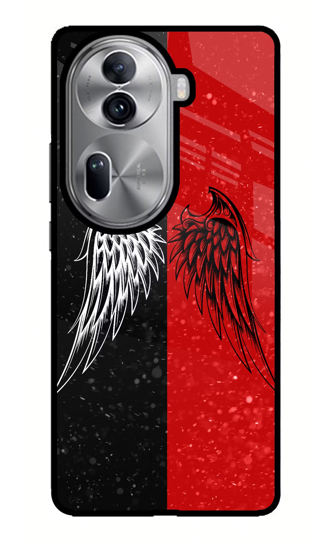 Wings Oppo Reno11 Pro 5G Glass Case - Wings Oppo Reno11 Pro 5G Glass Case Wings Oppo Reno11 Pro 5G Glass Case