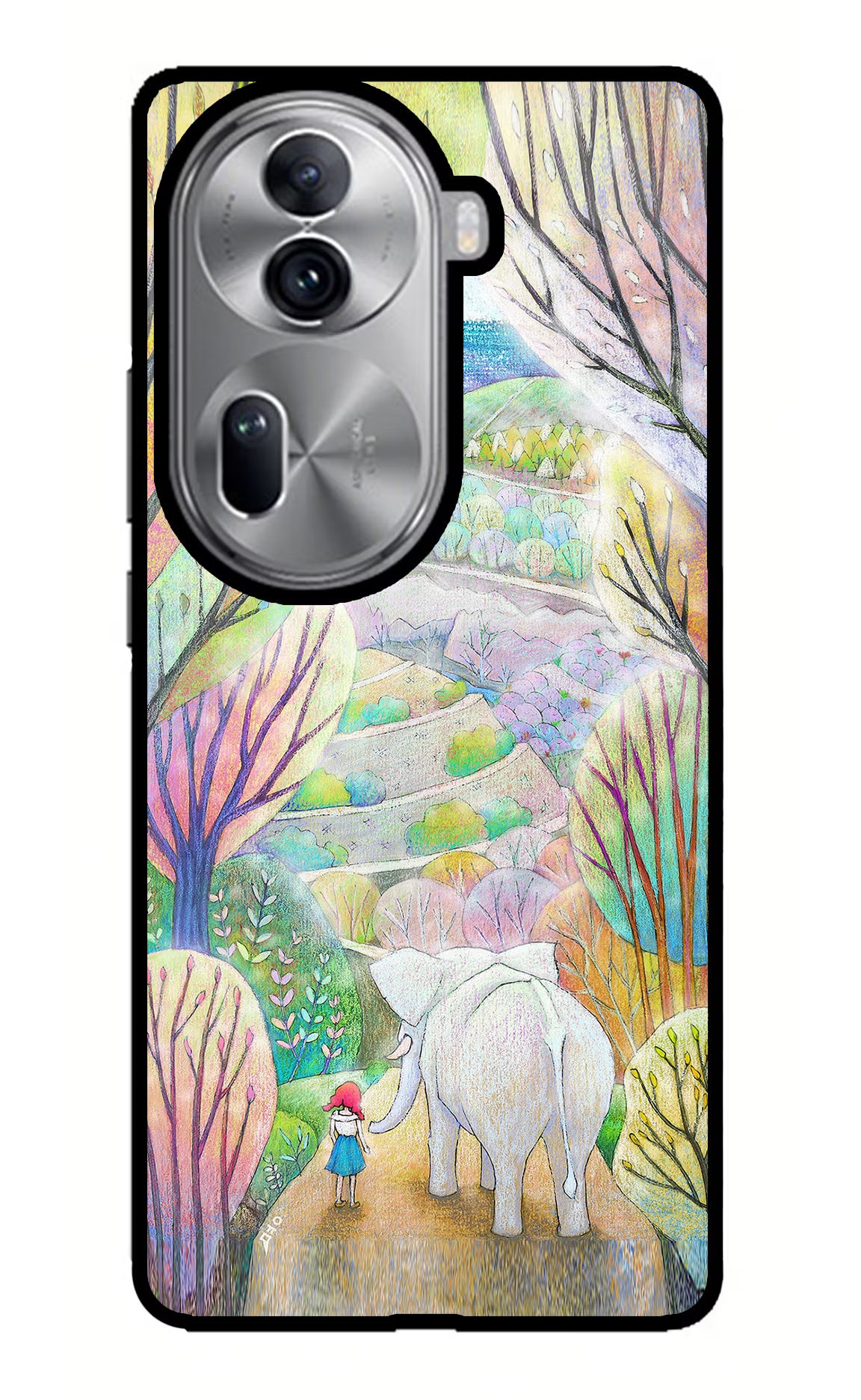 Nature Painting Oppo Reno11 Pro 5G Glass Case - Nature Painting Oppo Reno11 Pro 5G Glass Case Nature Painting Oppo Reno11 Pro 5G Glass Case