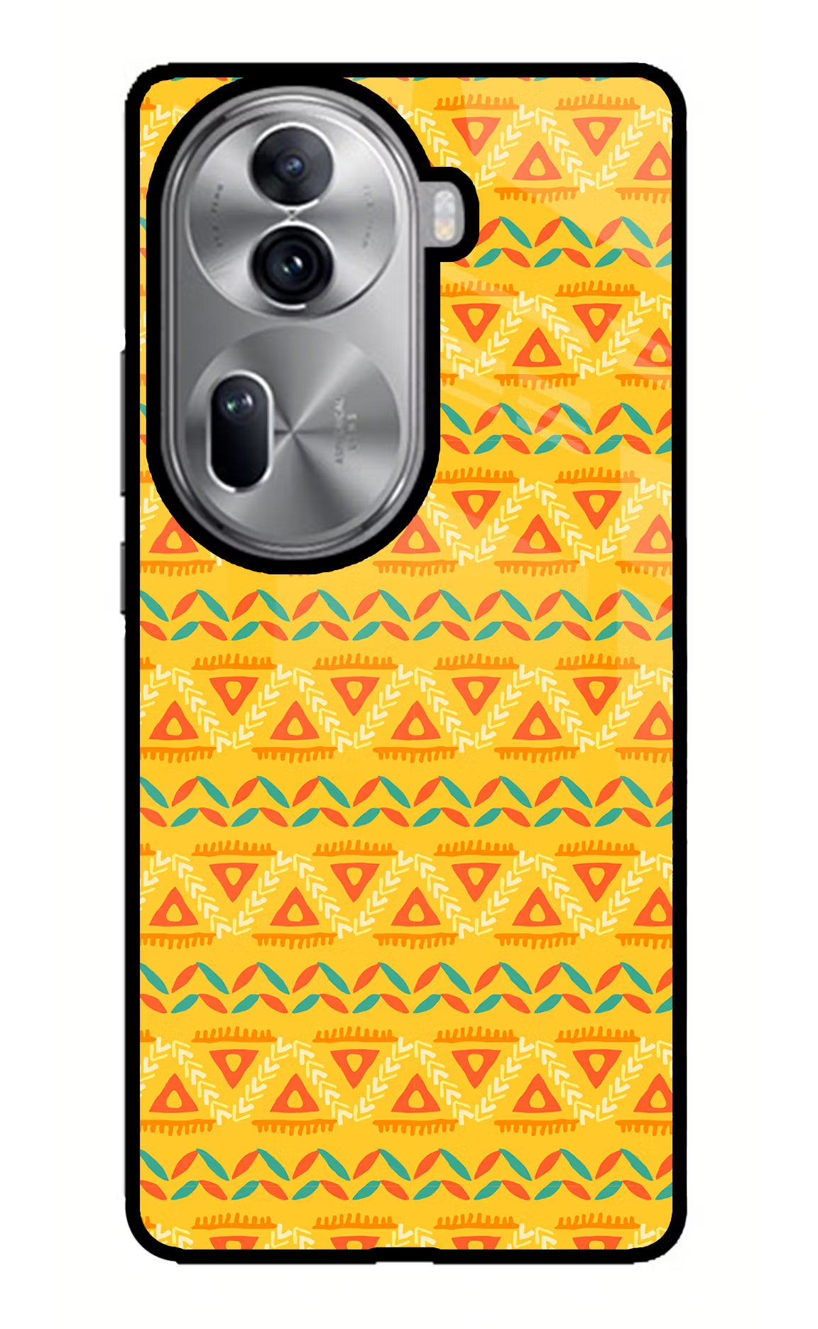 Tribal Pattern Oppo Reno11 Pro 5G Glass Case - Tribal Pattern Oppo Reno11 Pro 5G Glass Case Tribal Pattern Oppo Reno11 Pro 5G Glass Case