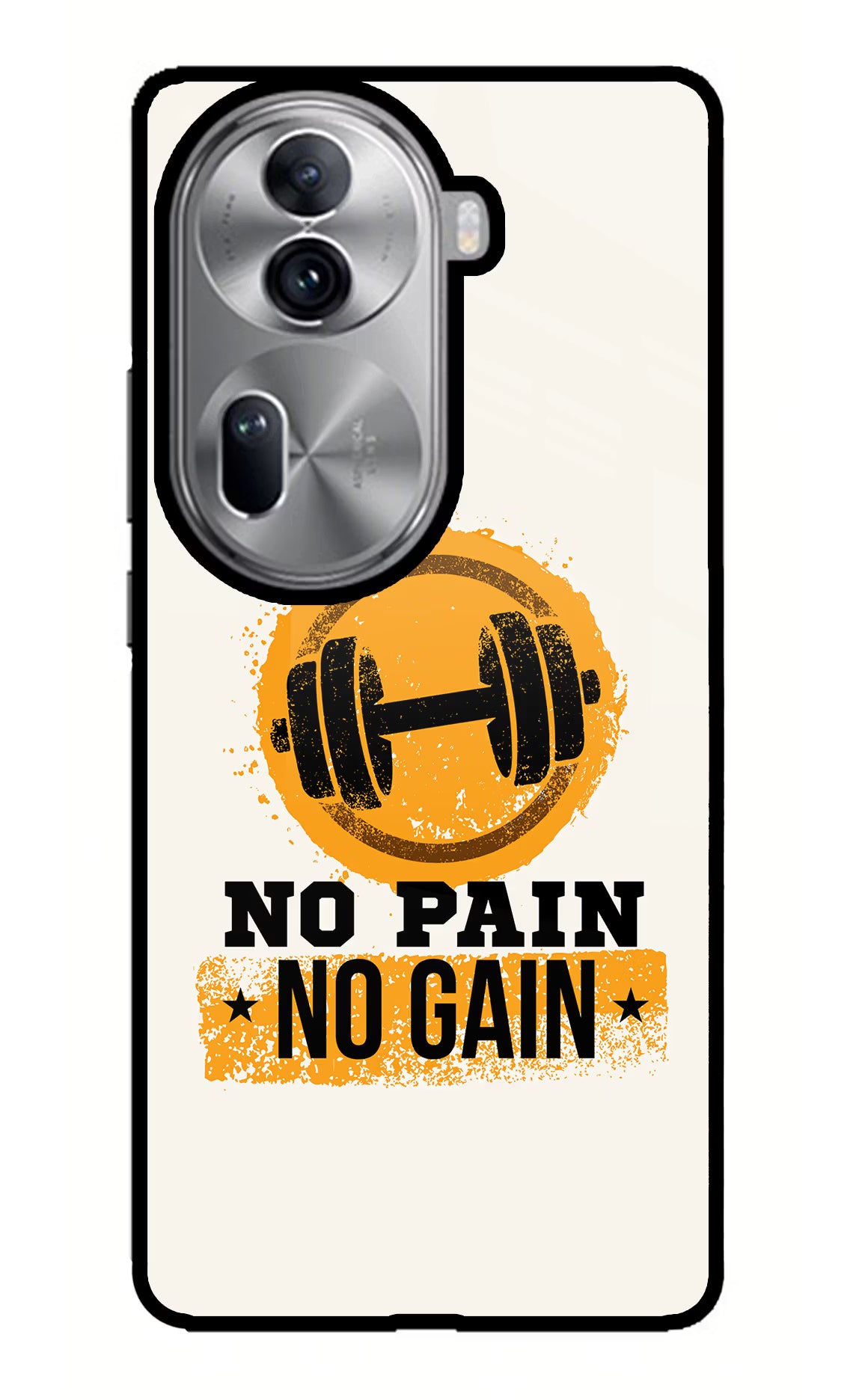 No Pain No Gain Oppo Reno11 Pro 5G Glass Case - No Pain No Gain Oppo Reno11 Pro 5G Glass Case No Pain No Gain Oppo Reno11 Pro 5G Glass Case