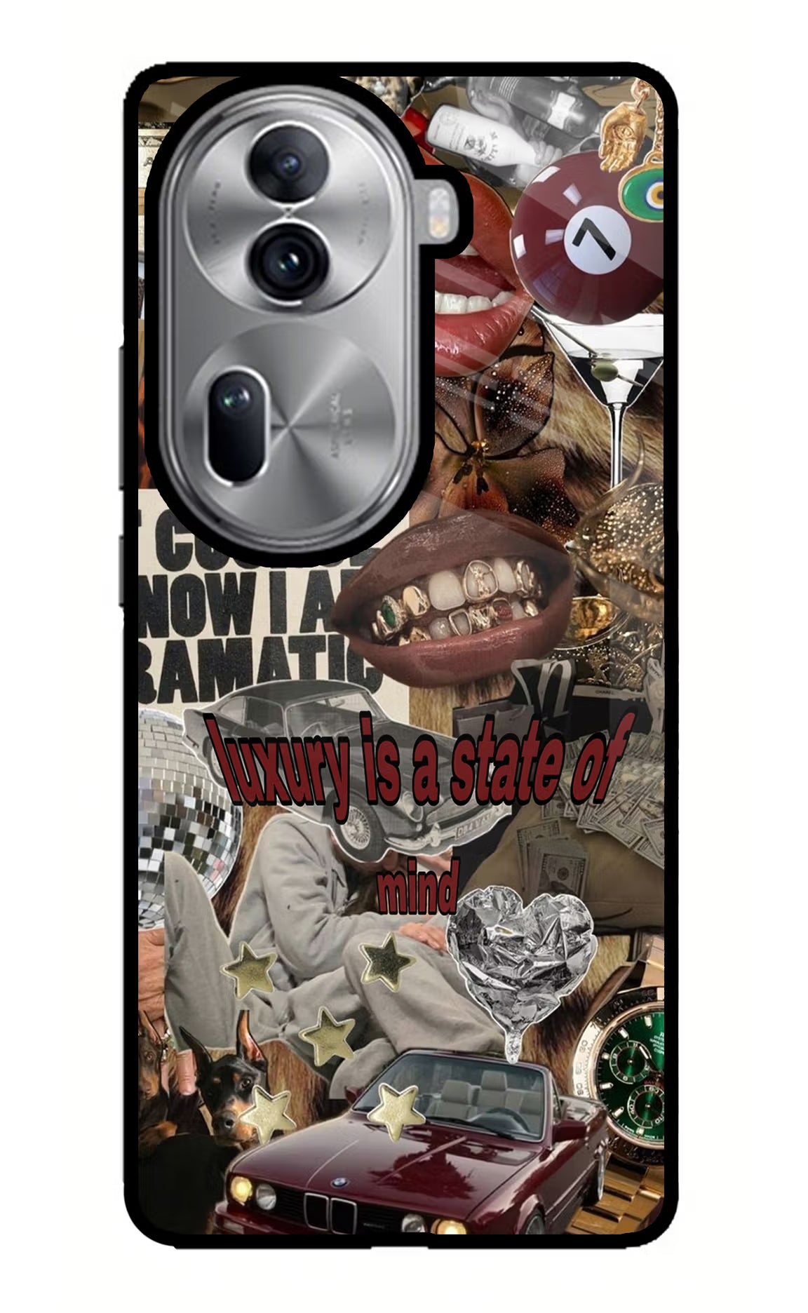 Luxury Oppo Reno11 Pro 5G Glass Case - Luxury Oppo Reno11 Pro 5G Glass Case Luxury Oppo Reno11 Pro 5G Glass Case