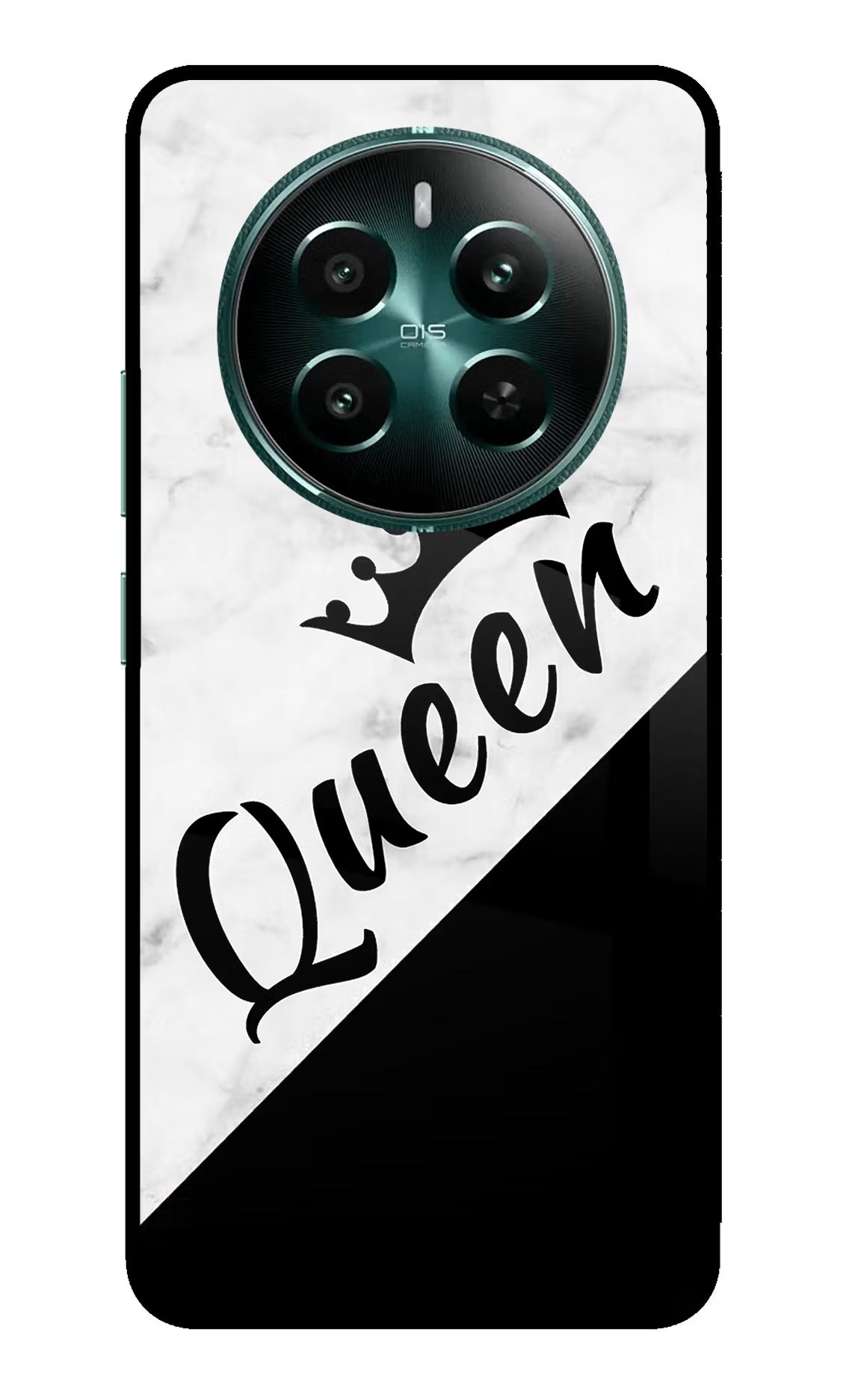 Queen Realme 12+ 5G Glass Case - Queen Realme 12+ 5G Glass Case Queen Realme 12+ 5G Glass Case