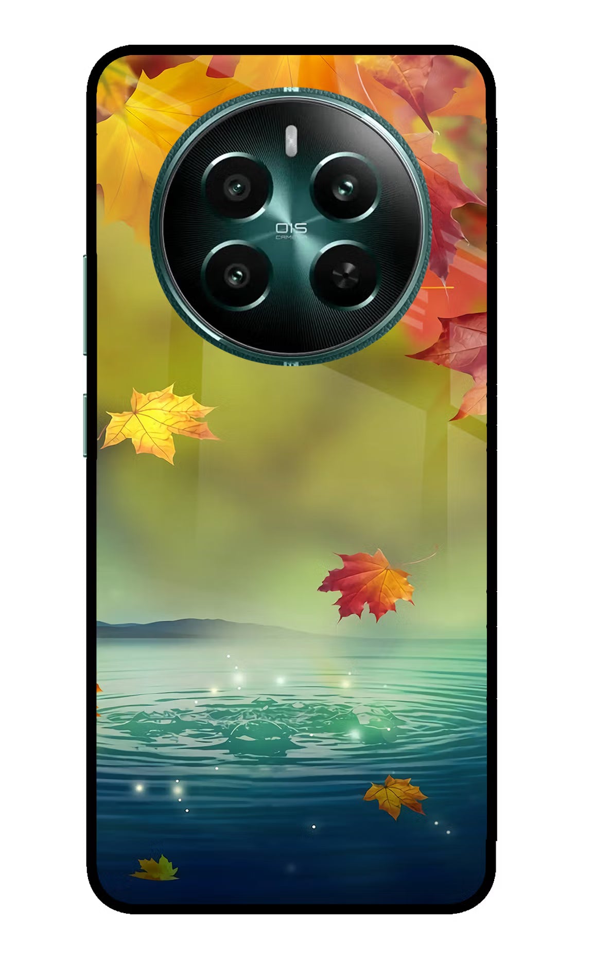 Flowers Realme 12+ 5G Glass Case - Flowers Realme 12+ 5G Glass Case Flowers Realme 12+ 5G Glass Case