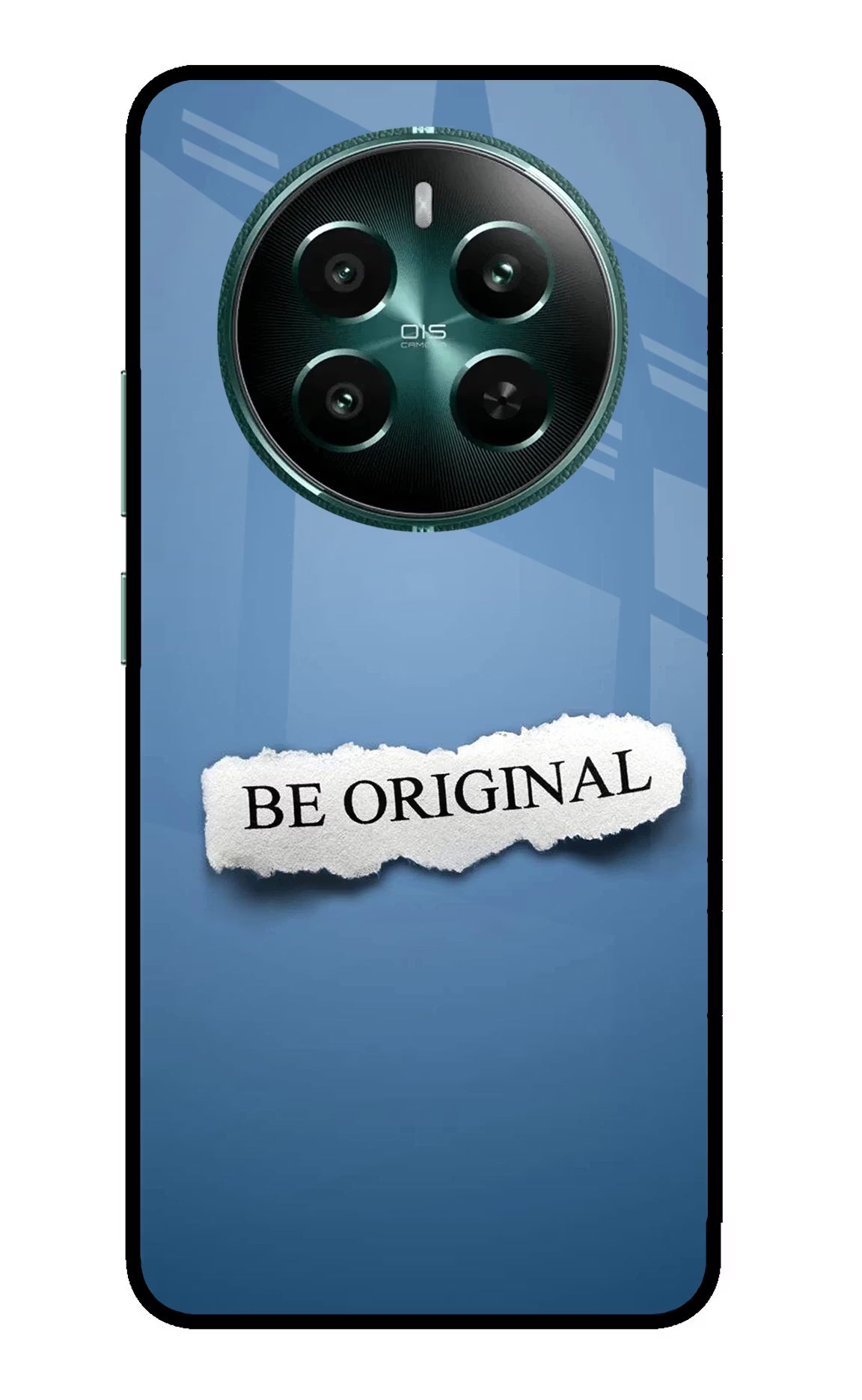 Be Original Realme 12+ 5G Back Cover - Be Original Realme 12+ 5G Glass Case Back Cover by Casekaro Be Original Realme 12+ 5G Glass Case Back Cover by Casekaro