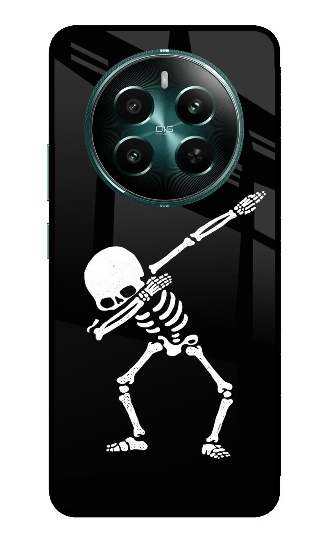 Dabbing Skeleton Art Realme 12+ 5G Glass Case - Dabbing Skeleton Art Realme 12+ 5G Glass Case Dabbing Skeleton Art Realme 12+ 5G Glass Case