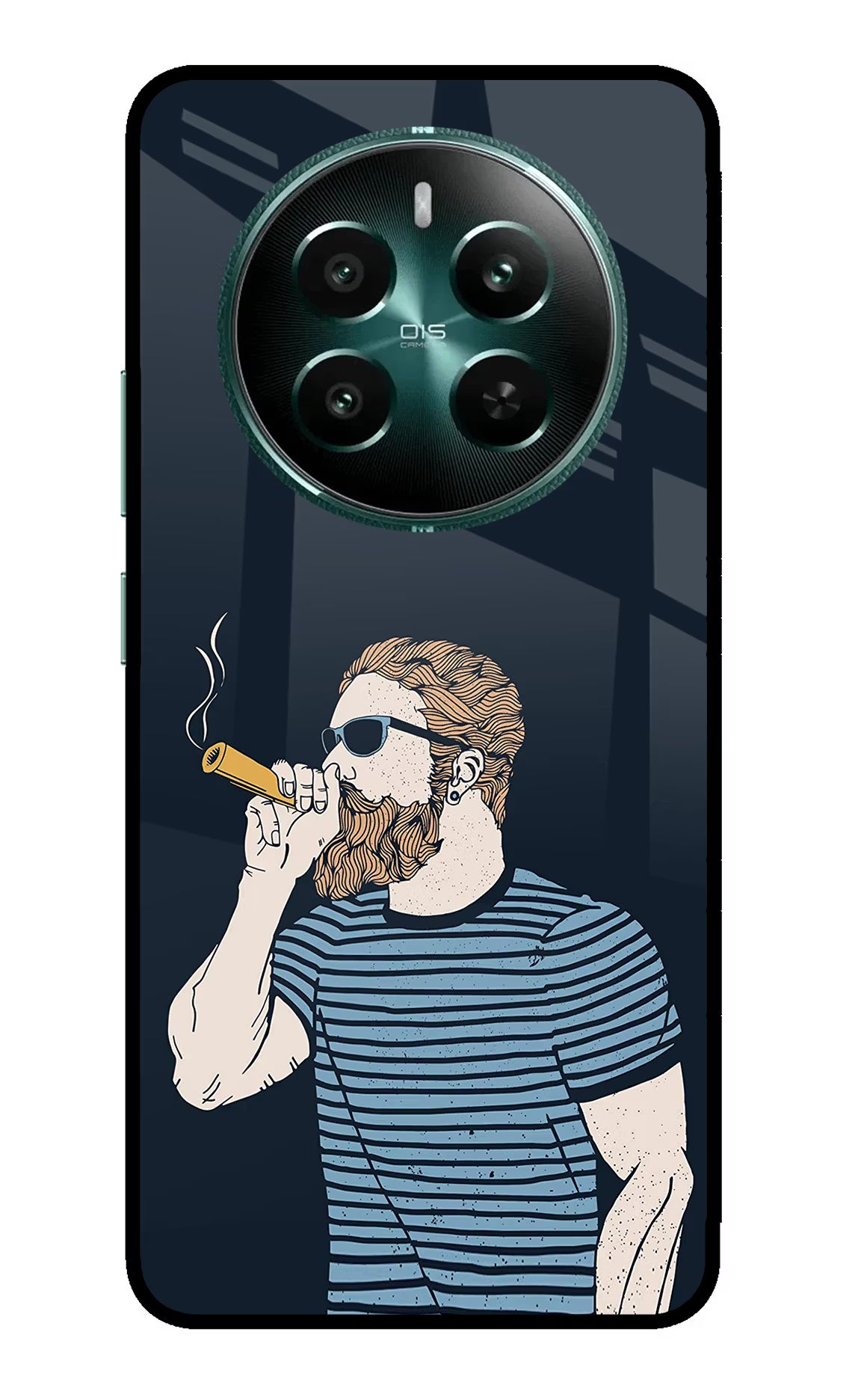 Smoking Realme 12+ 5G Back Cover - Smoking Realme 12+ 5G Glass Case Back Cover by Casekaro Smoking Realme 12+ 5G Glass Case Back Cover by Casekaro