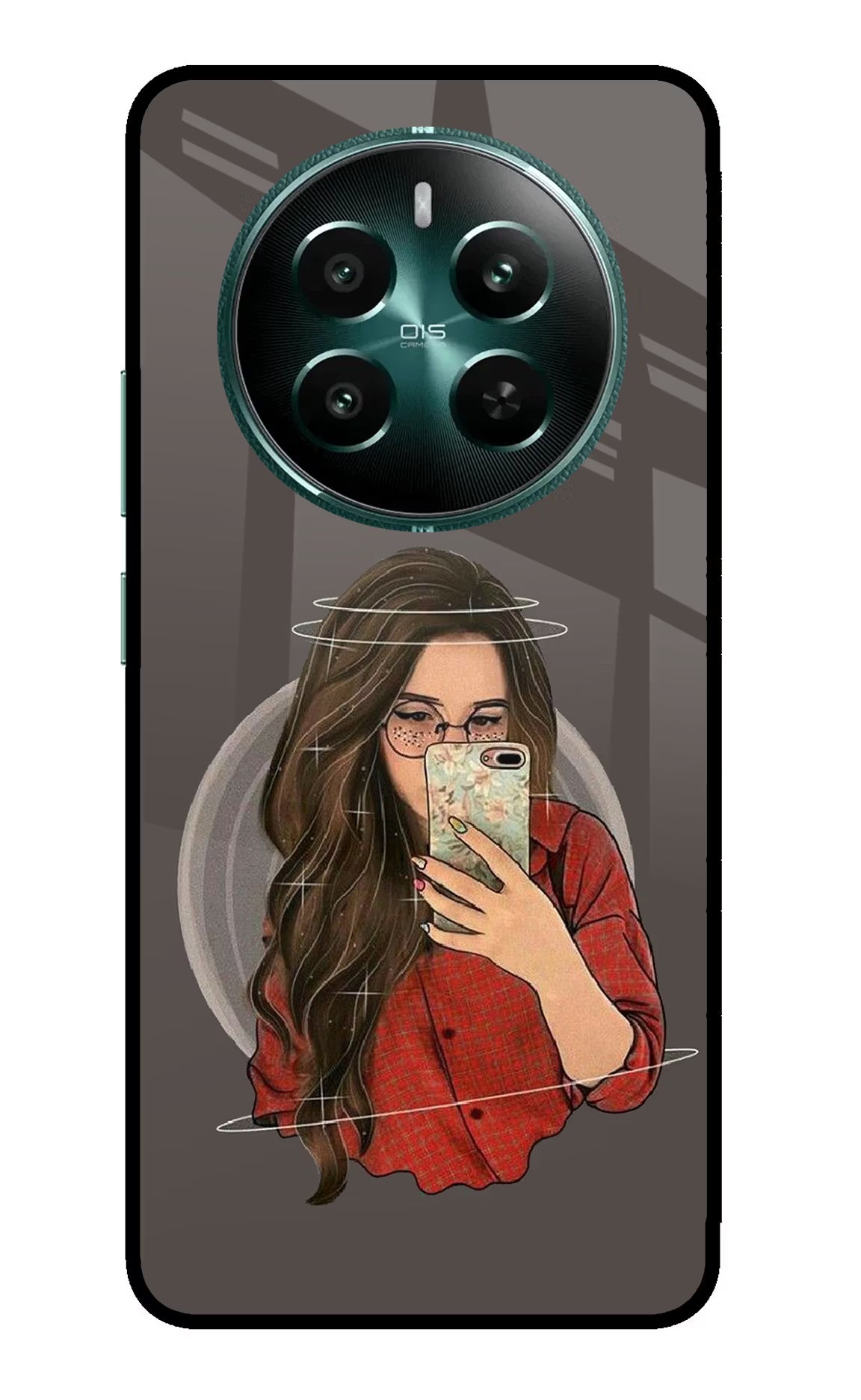 Selfie Queen Realme 12+ 5G Glass Case - Selfie Queen Realme 12+ 5G Glass Case Selfie Queen Realme 12+ 5G Glass Case
