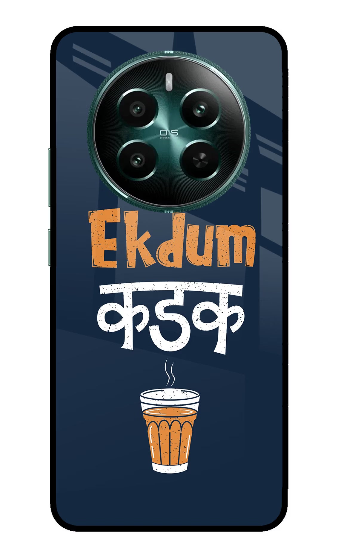 Ekdum Kadak Chai Realme 12+ 5G Glass Case - Ekdum Kadak Chai Realme 12+ 5G Glass Case Ekdum Kadak Chai Realme 12+ 5G Glass Case