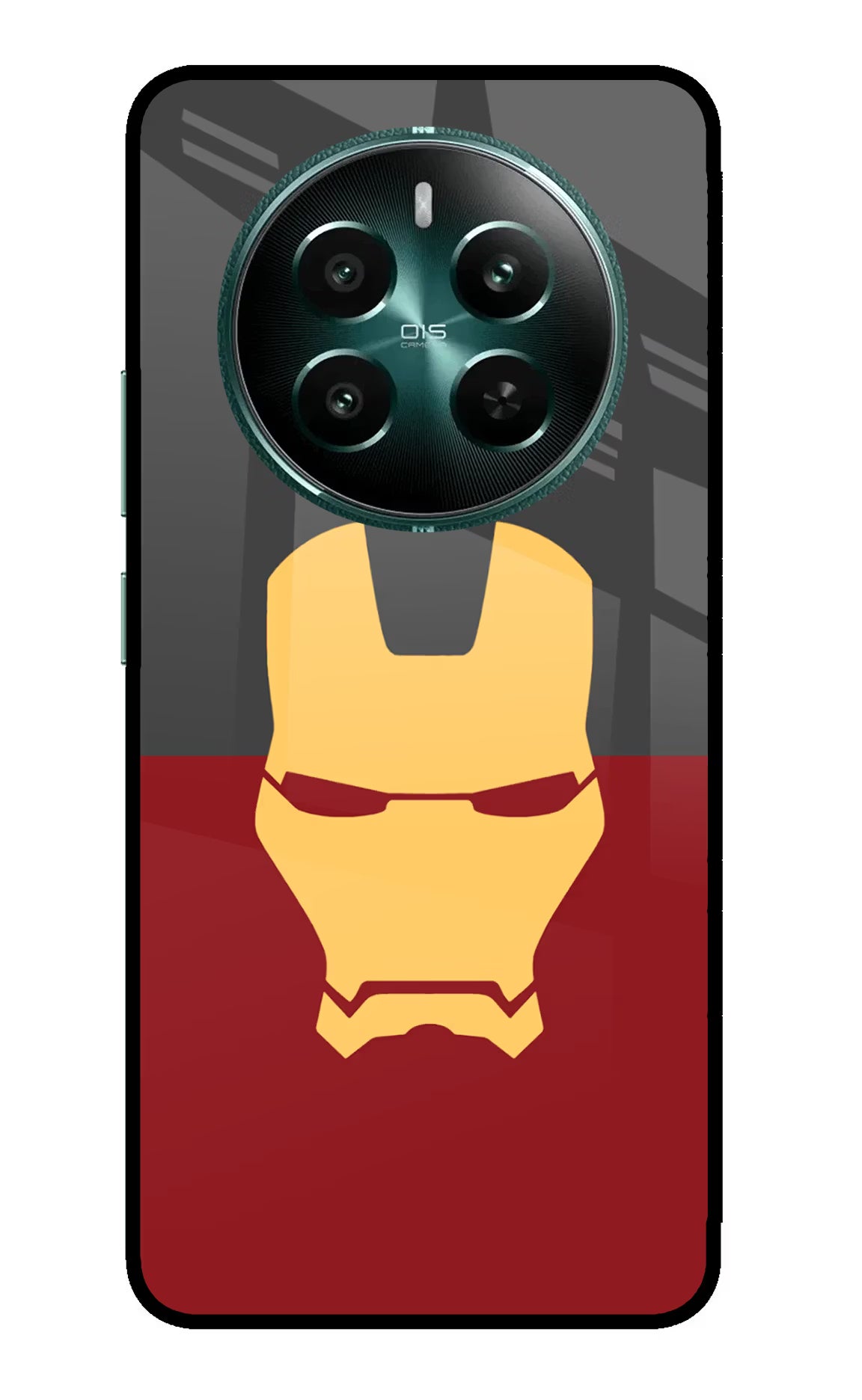 Ironman Realme 12+ 5G Glass Case - Ironman Realme 12+ 5G Glass Case Ironman Realme 12+ 5G Glass Case