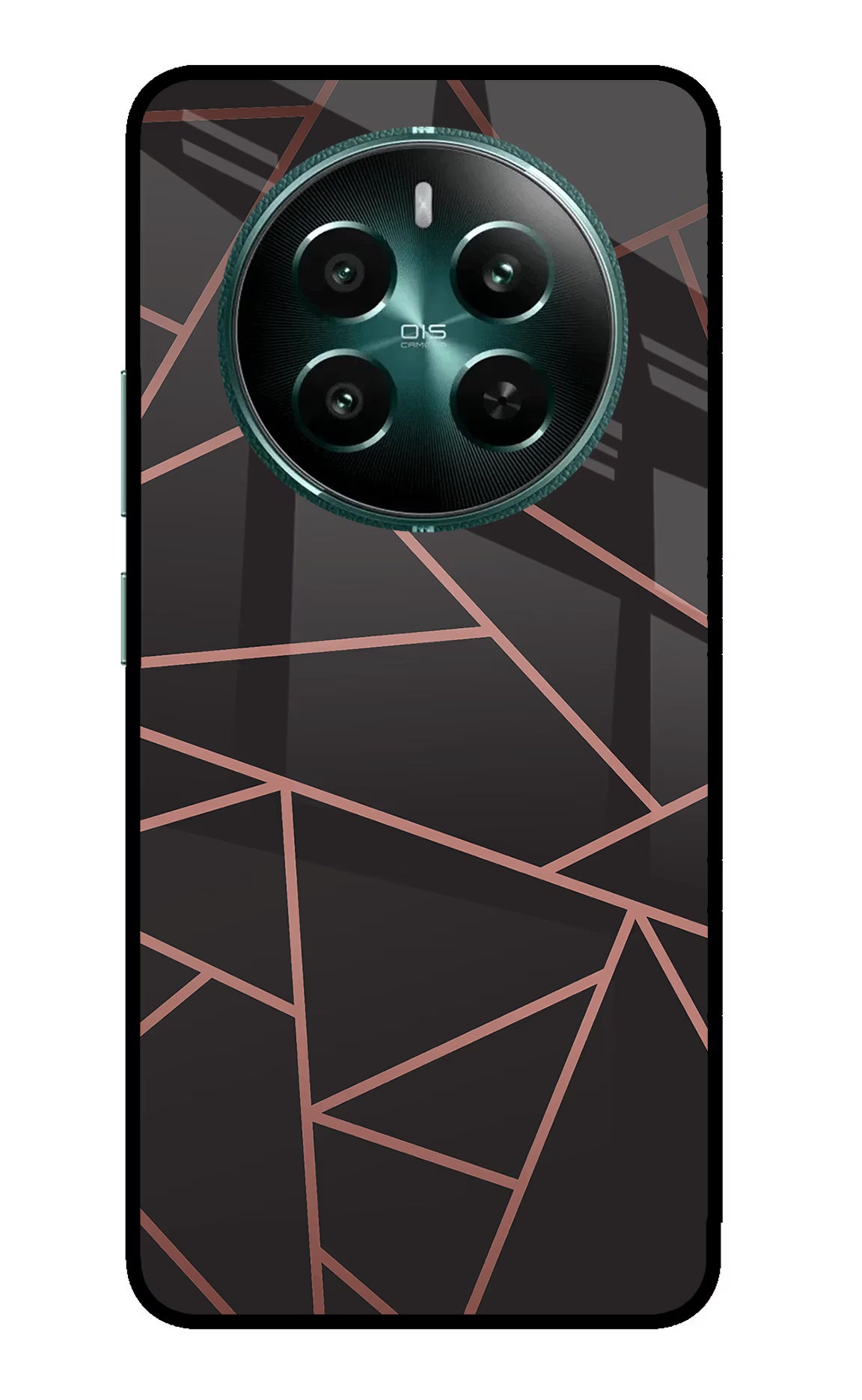 Geometric Pattern Realme 12+ 5G Glass Case - Geometric Pattern Realme 12+ 5G Glass Case Geometric Pattern Realme 12+ 5G Glass Case