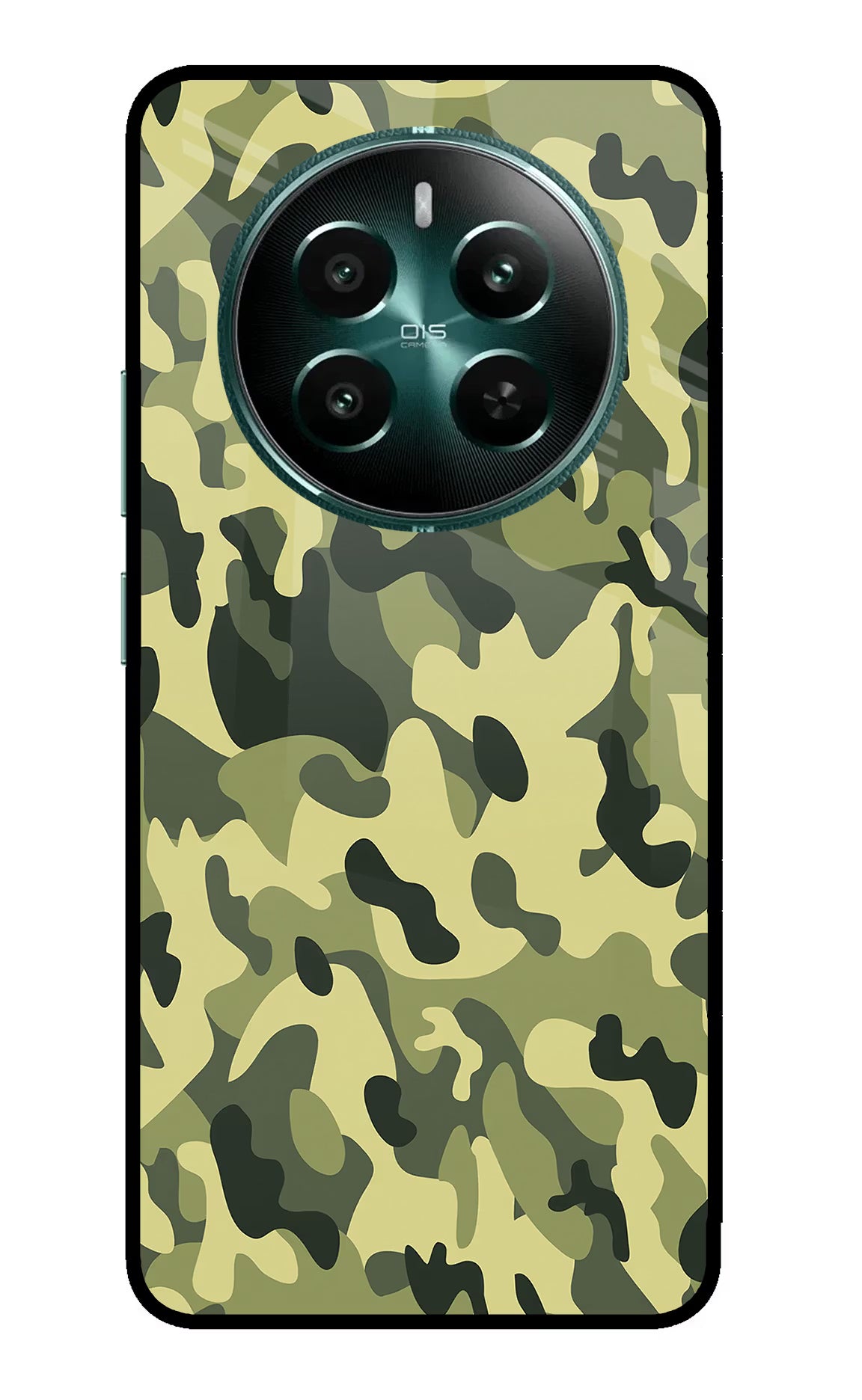 Camouflage Realme 12+ 5G Glass Case - Camouflage Realme 12+ 5G Glass Case Camouflage Realme 12+ 5G Glass Case