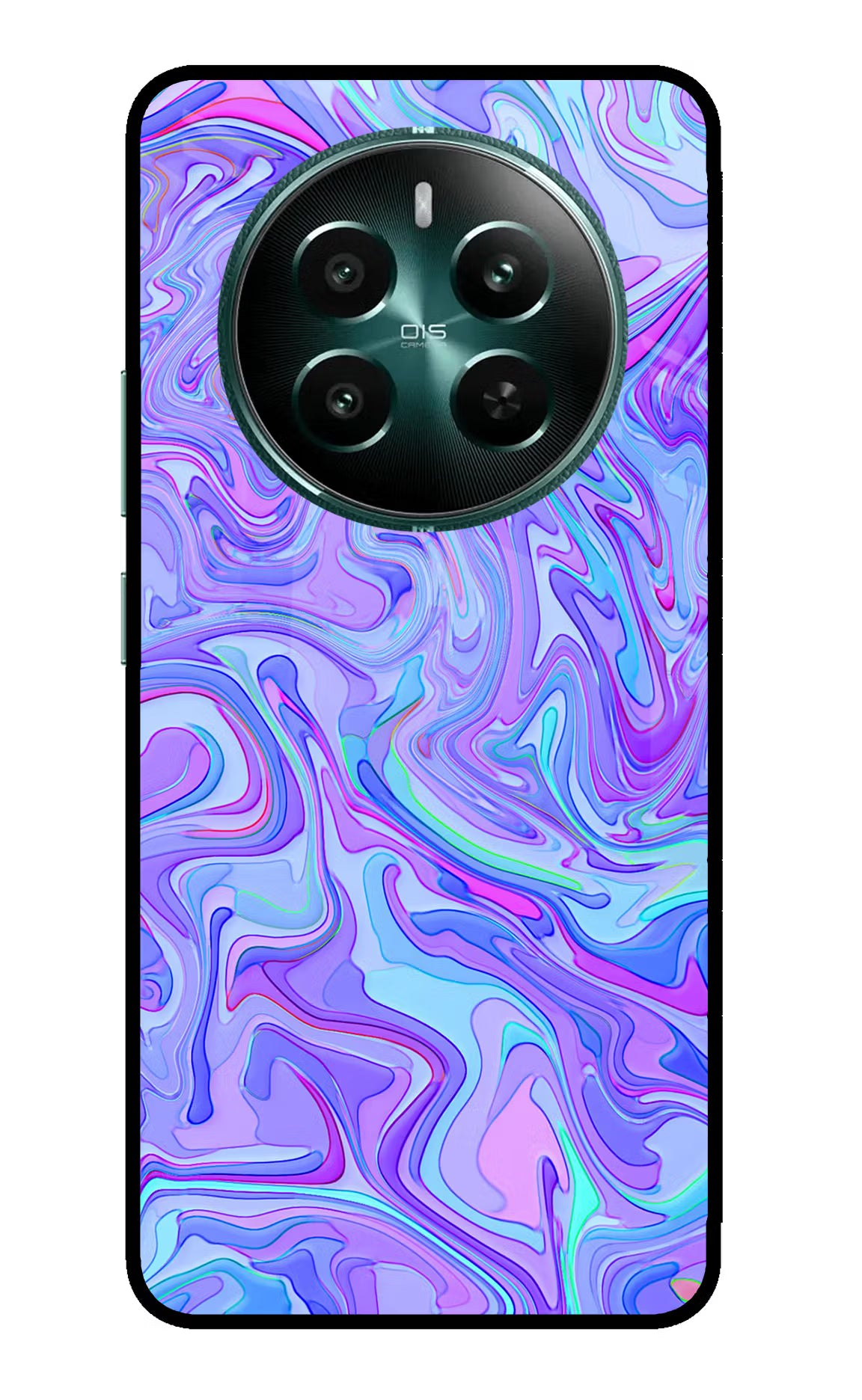 Glitter Realme 12+ 5G Glass Case - Glitter Realme 12+ 5G Glass Case Glitter Realme 12+ 5G Glass Case