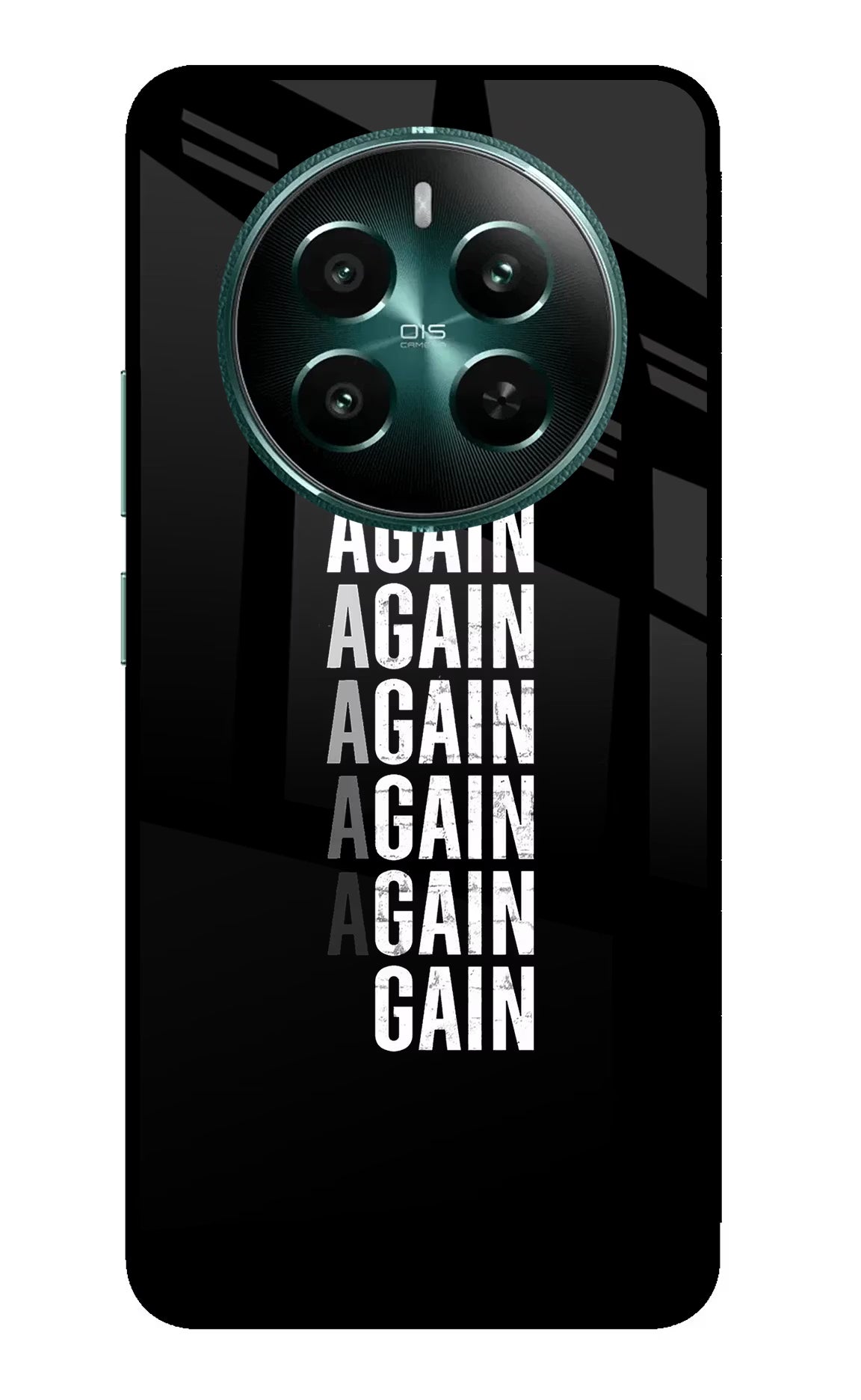 Again Again Gain Realme 12+ 5G Back Cover - Again Again Gain Realme 12+ 5G Glass Case Back Cover by Casekaro Again Again Gain Realme 12+ 5G Glass Case Back Cover by Casekaro