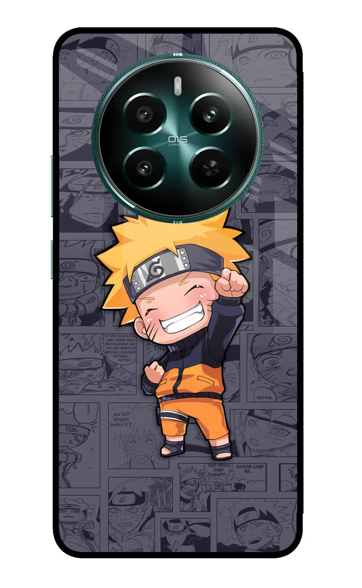 Chota Naruto Realme 12+ 5G Glass Case - Chota Naruto Realme 12+ 5G Glass Case Chota Naruto Realme 12+ 5G Glass Case