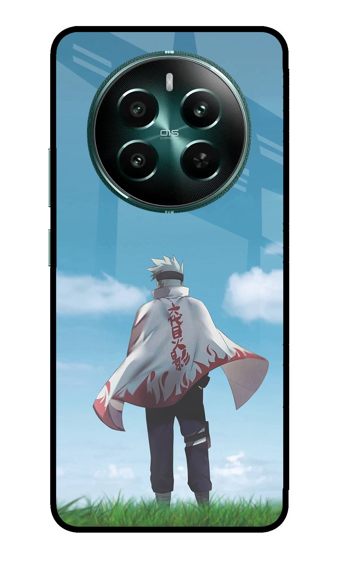 Kakashi Realme 12+ 5G Back Cover - Kakashi Realme 12+ 5G Glass Case Back Cover by Casekaro Kakashi Realme 12+ 5G Glass Case Back Cover by Casekaro
