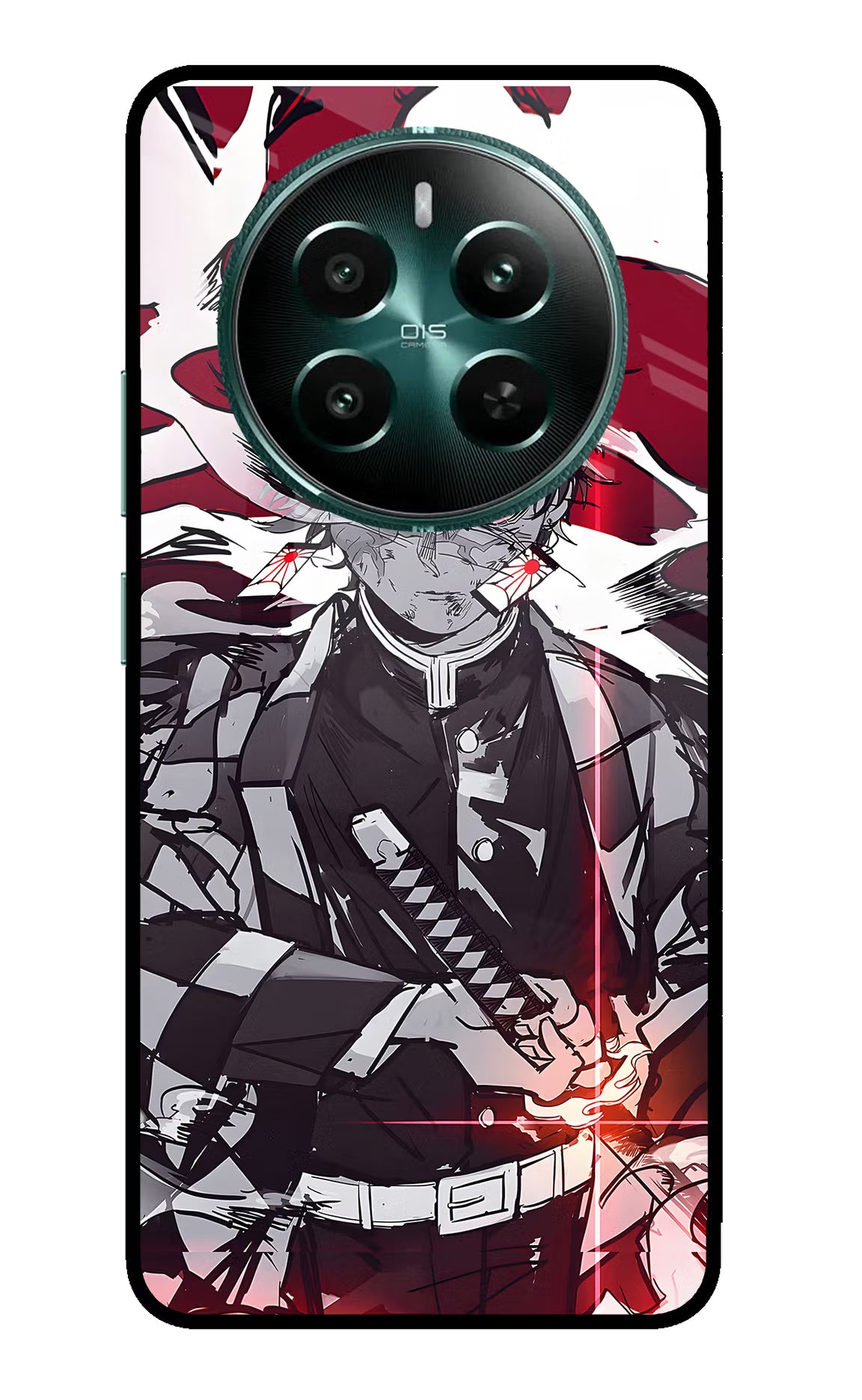 Demon Slayer Realme 12+ 5G Glass Case - Demon Slayer Realme 12+ 5G Glass Case Demon Slayer Realme 12+ 5G Glass Case