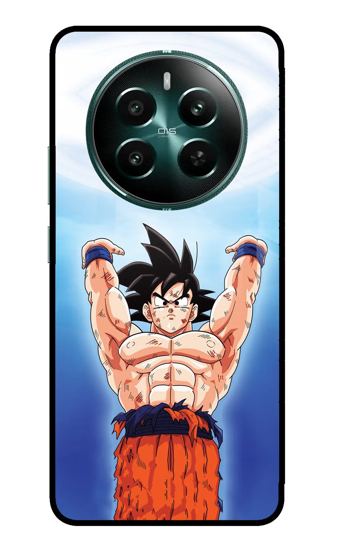Goku Power Realme 12+ 5G Glass Case - Goku Power Realme 12+ 5G Glass Case Goku Power Realme 12+ 5G Glass Case