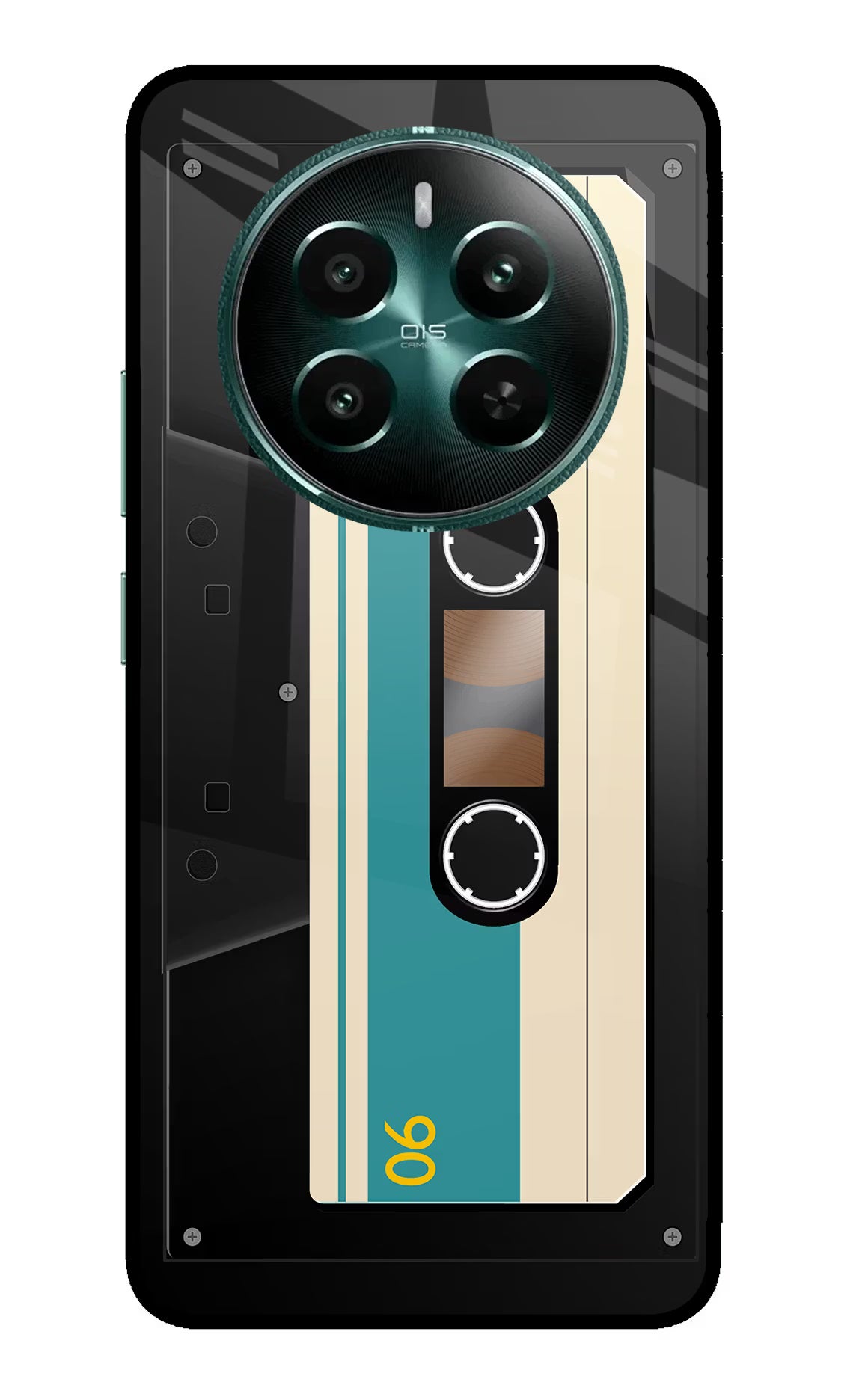 Cassette Realme 12+ 5G Glass Case - Cassette Realme 12+ 5G Glass Case Cassette Realme 12+ 5G Glass Case