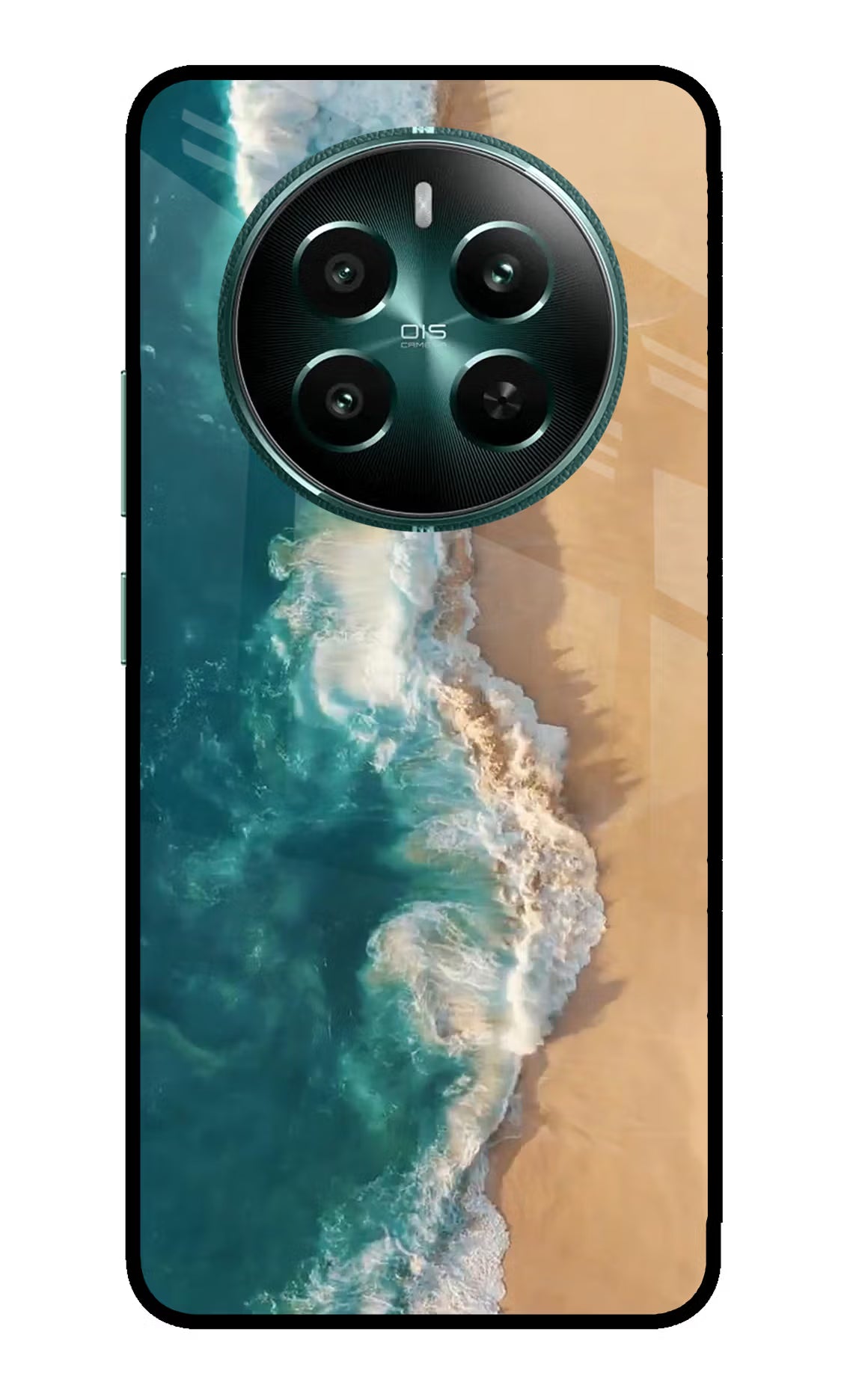 Ocean Beach Realme 12+ 5G Glass Case - Ocean Beach Realme 12+ 5G Glass Case Ocean Beach Realme 12+ 5G Glass Case
