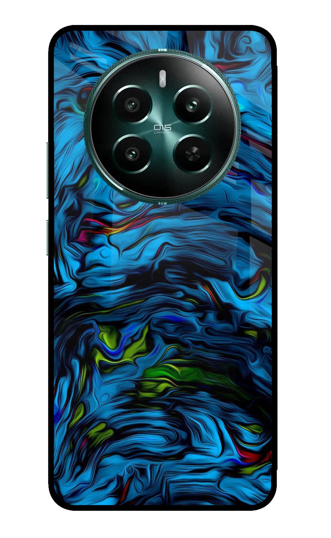 Dark Blue Abstract Realme 12+ 5G Glass Case - Dark Blue Abstract Realme 12+ 5G Glass Case Dark Blue Abstract Realme 12+ 5G Glass Case