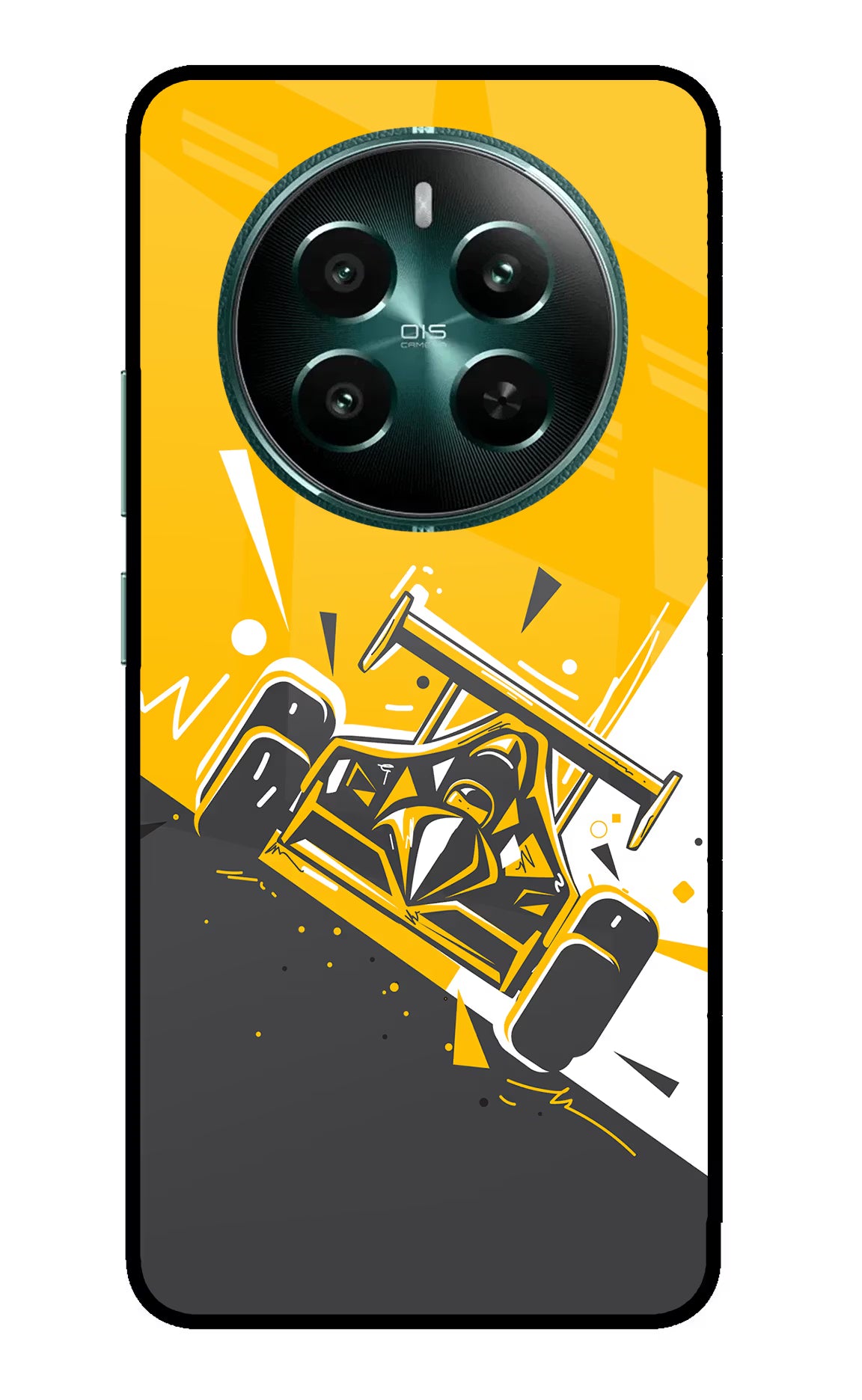 Track King Realme 12+ 5G Glass Case - Track King Realme 12+ 5G Glass Case Track King Realme 12+ 5G Glass Case