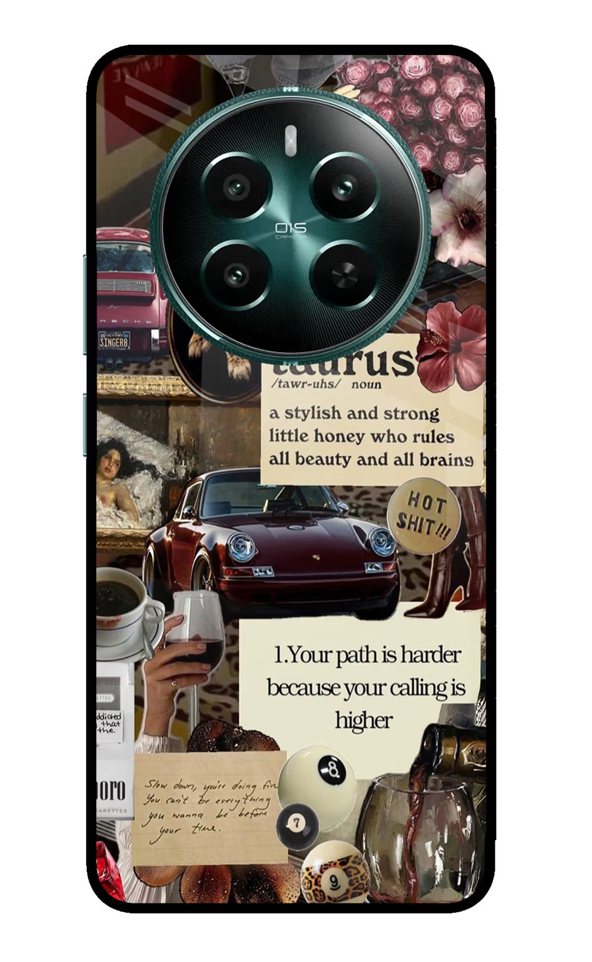 Taurus Zodiac Realme 12+ 5G Glass Case - Taurus Zodiac Realme 12+ 5G Glass Case Taurus Zodiac Realme 12+ 5G Glass Case