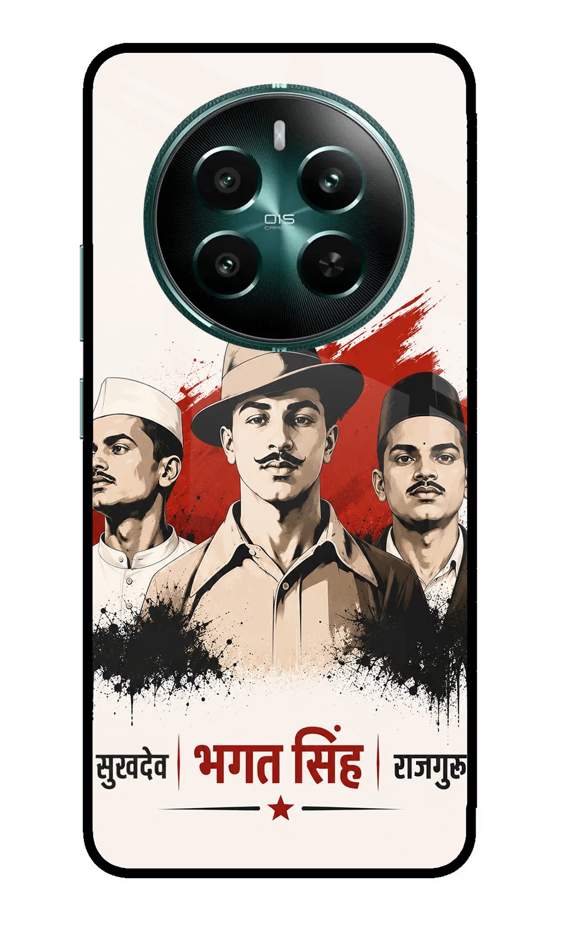 Sardar Patel Iron Will Realme 12+ 5G Glass Case - Sardar Patel Iron Will Realme 12+ 5G Glass Case Sardar Patel Iron Will Realme 12+ 5G Glass Case