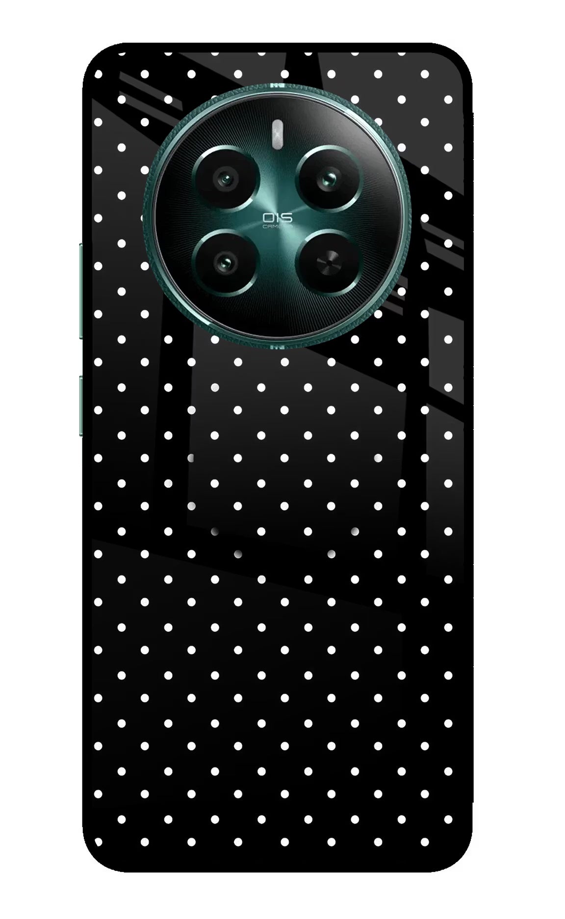 White Dots Realme 12+ 5G Pop Case - White Dots Realme 12+ 5G Pop Case by Casekaro White Dots Realme 12+ 5G Pop Case by Casekaro