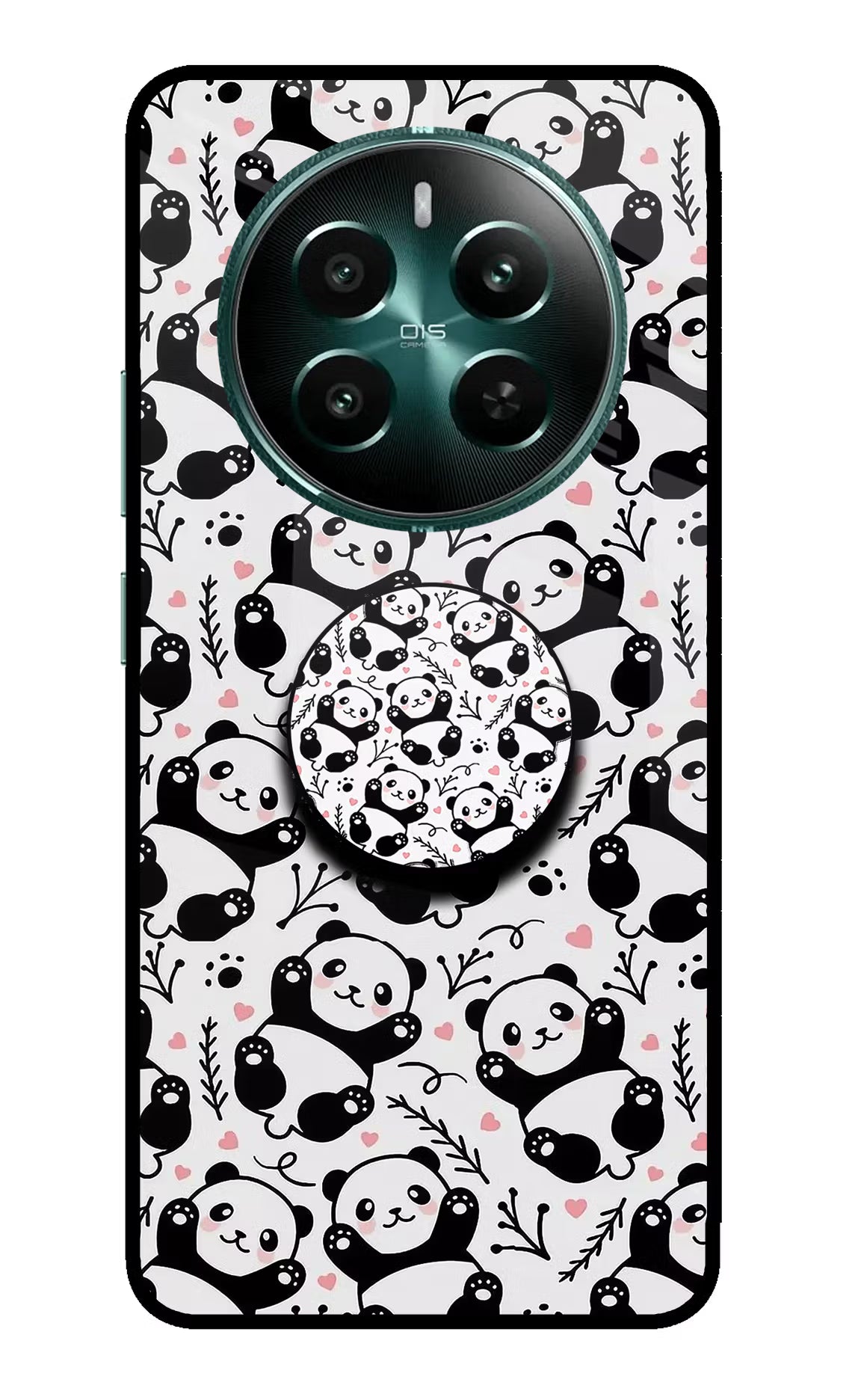Cute Panda Realme 12+ 5G Pop Case - Cute Panda Realme 12+ 5G Pop Case by Casekaro Cute Panda Realme 12+ 5G Pop Case by Casekaro