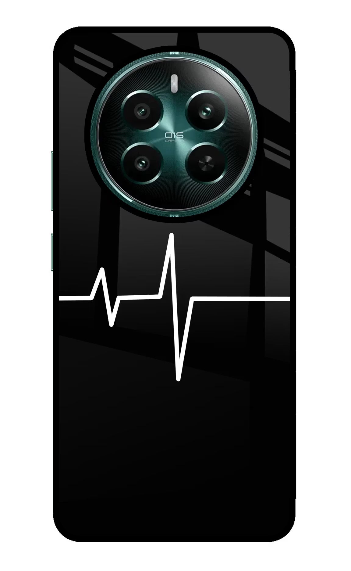 Heart Beats Realme P1 5G Glass Case - Heart Beats Realme P1 5G Glass Case Heart Beats Realme P1 5G Glass Case