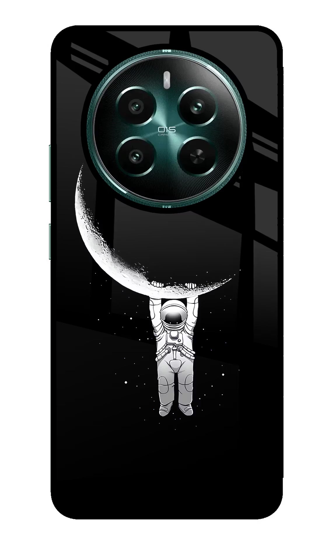 Moon Space Realme P1 5G Back Cover - Moon Space Realme P1 5G Glass Case Back Cover by Casekaro Moon Space Realme P1 5G Glass Case Back Cover by Casekaro