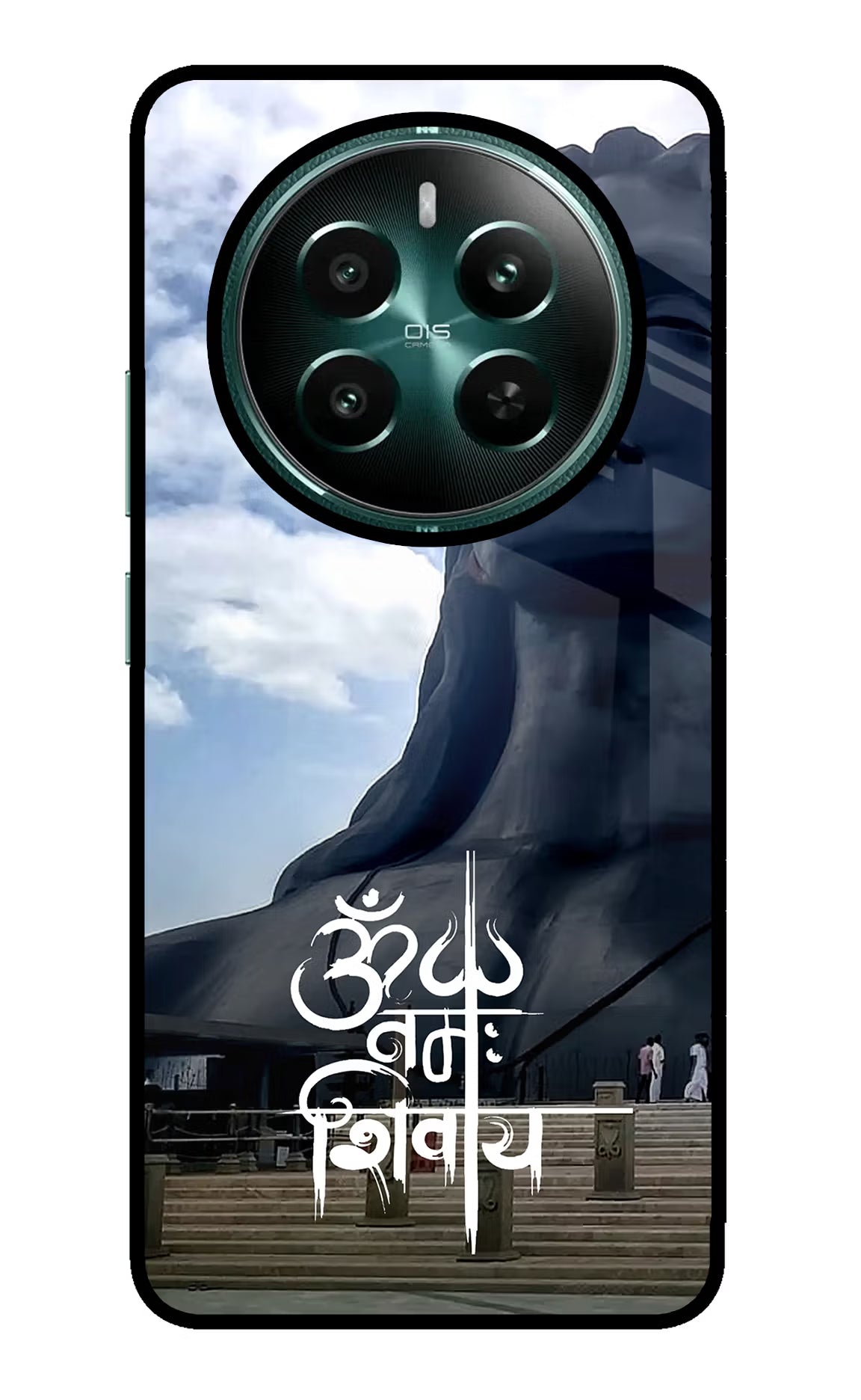 Om Namah Shivay Realme P1 5G Back Cover - Om Namah Shivay Realme P1 5G Glass Case Back Cover by Casekaro Om Namah Shivay Realme P1 5G Glass Case Back Cover by Casekaro