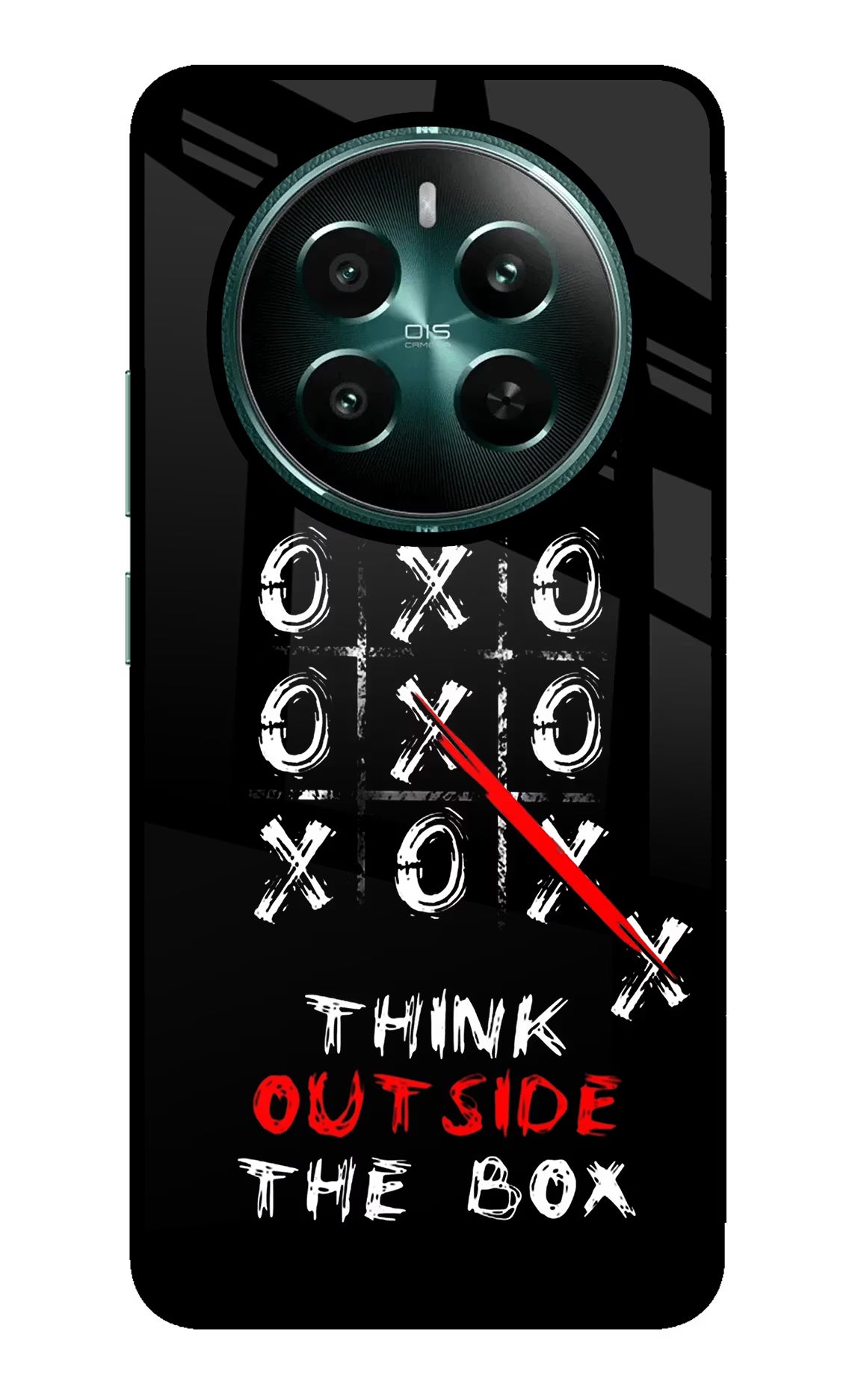 Think out of the BOX Realme P1 5G Back Cover - Think out of the BOX Realme P1 5G Glass Case Back Cover by Casekaro Think out of the BOX Realme P1 5G Glass Case Back Cover by Casekaro