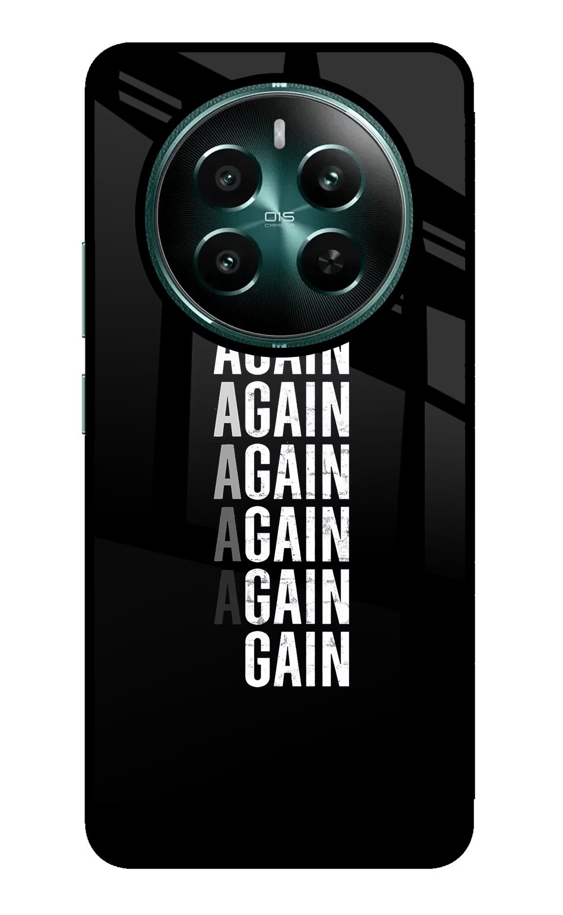 Again Again Gain Realme P1 5G Glass Case - Again Again Gain Realme P1 5G Glass Case Again Again Gain Realme P1 5G Glass Case