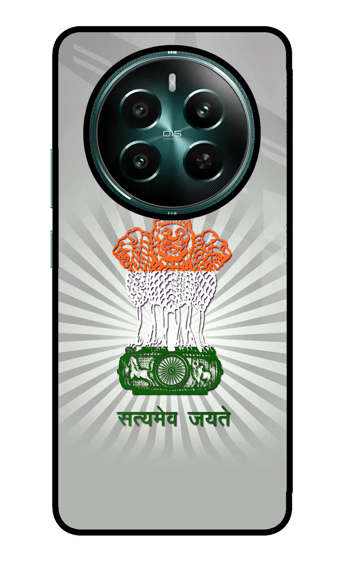 Satyamev Jayate Art Realme P1 5G Back Cover - Satyamev Jayate Art Realme P1 5G Glass Case Back Cover by Casekaro Satyamev Jayate Art Realme P1 5G Glass Case Back Cover by Casekaro