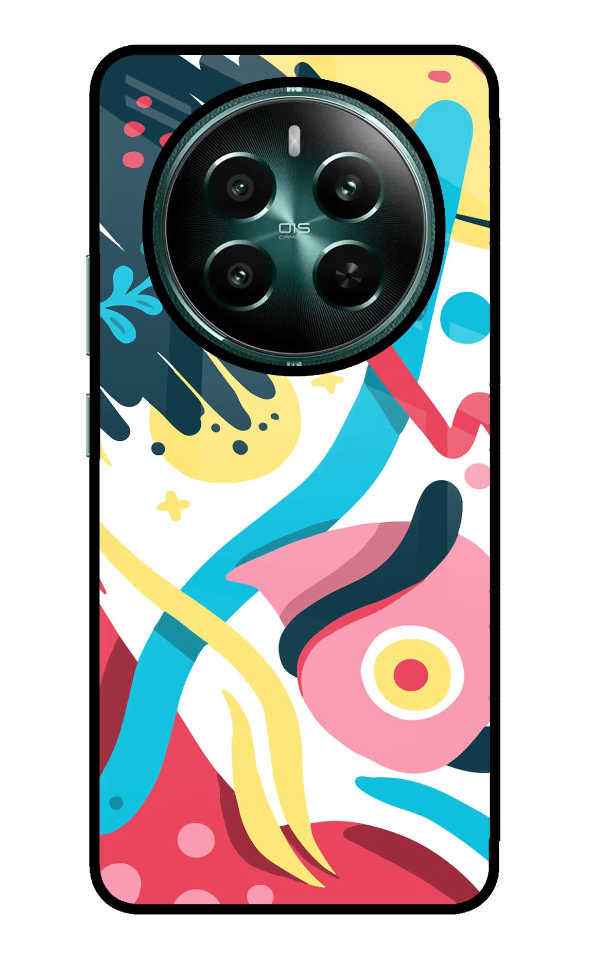 Trippy Realme P1 5G Back Cover - Trippy Realme P1 5G Glass Case Back Cover by Casekaro Trippy Realme P1 5G Glass Case Back Cover by Casekaro