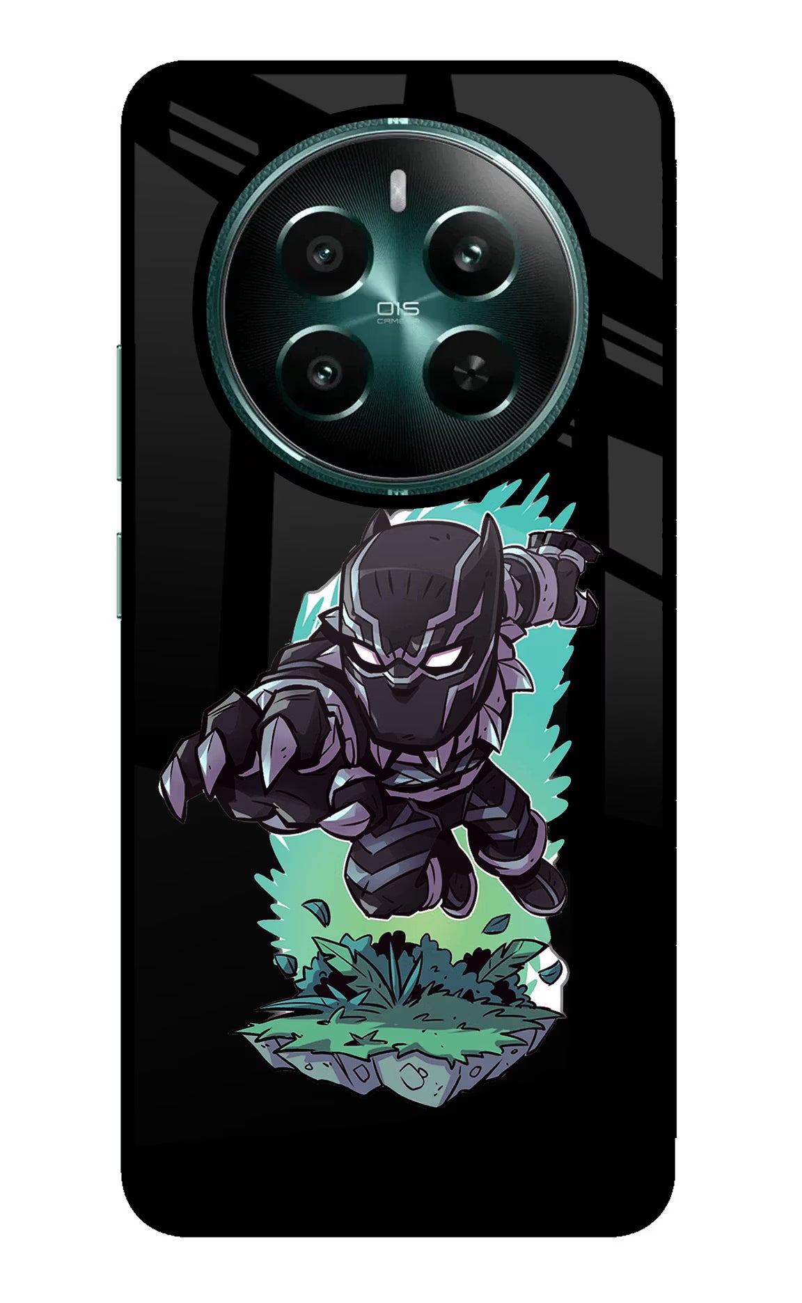Black Panther Realme P1 5G Back Cover - Black Panther Realme P1 5G Glass Case Back Cover by Casekaro Black Panther Realme P1 5G Glass Case Back Cover by Casekaro