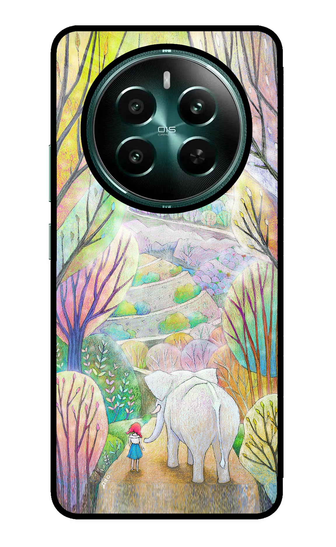 Nature Painting Realme P1 5G Back Cover - Nature Painting Realme P1 5G Glass Case Back Cover by Casekaro Nature Painting Realme P1 5G Glass Case Back Cover by Casekaro