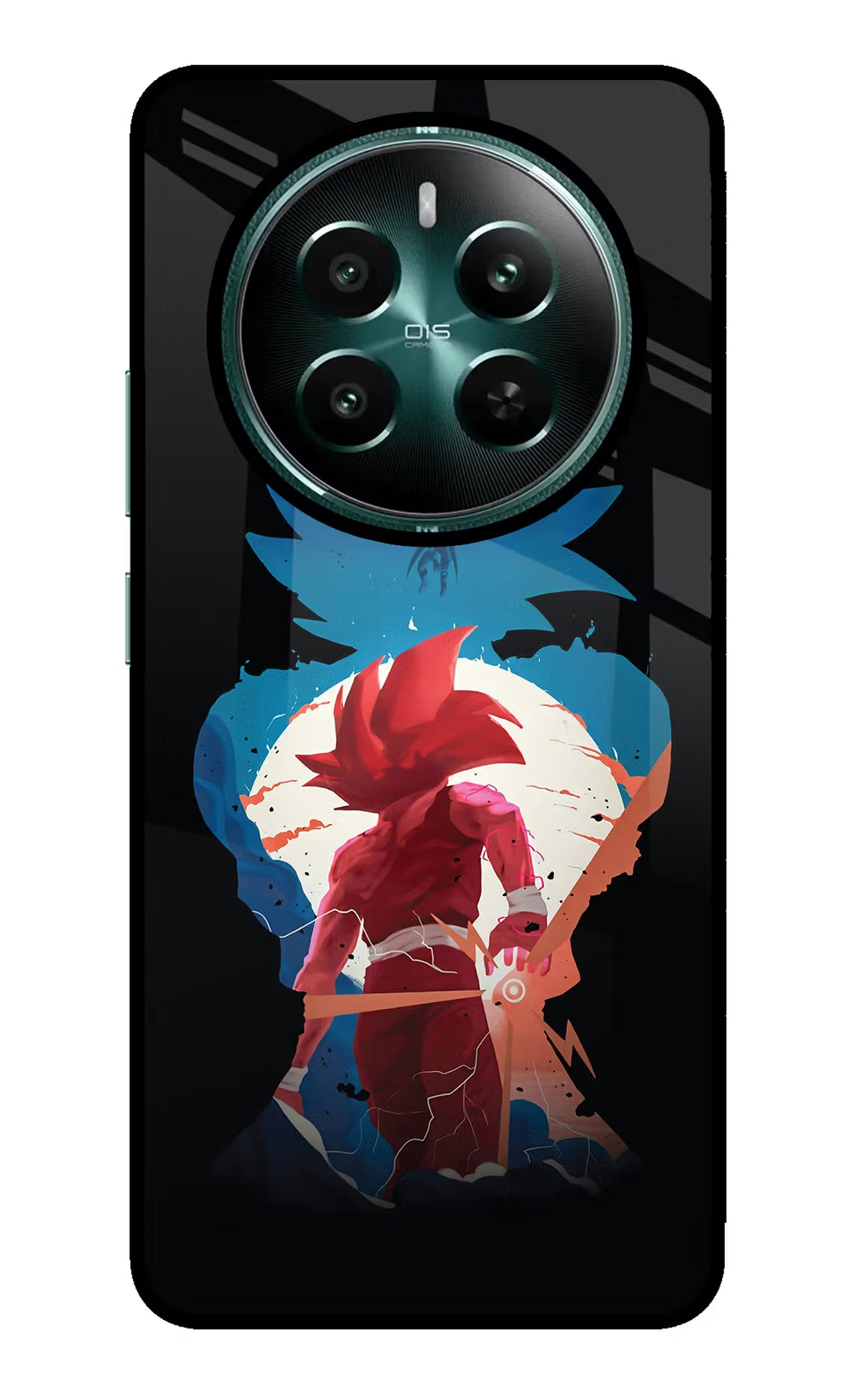 Goku Realme P1 5G Glass Case - Goku Realme P1 5G Glass Case Goku Realme P1 5G Glass Case