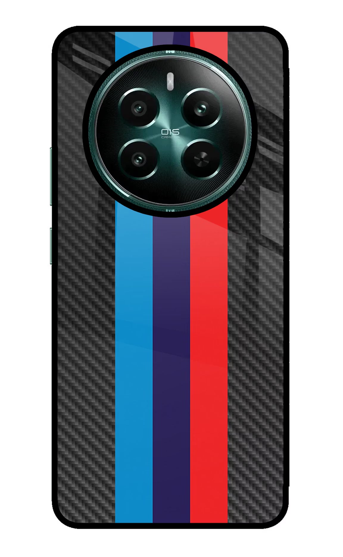 BMW Stripes Pattern Realme P1 5G Back Cover - BMW Stripes Pattern Realme P1 5G Glass Case Back Cover by Casekaro BMW Stripes Pattern Realme P1 5G Glass Case Back Cover by Casekaro