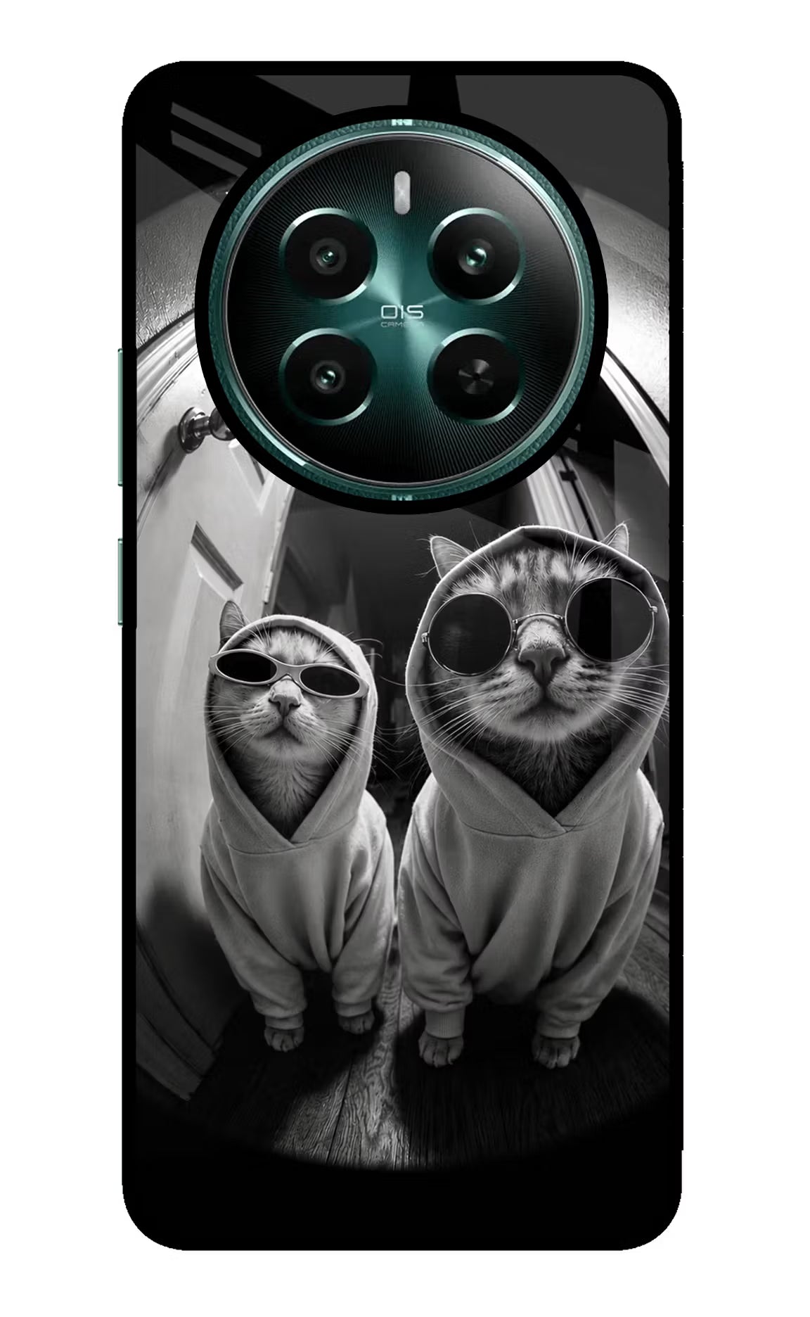Hood Cats Realme P1 5G Glass Case - Hood Cats Realme P1 5G Glass Case Hood Cats Realme P1 5G Glass Case