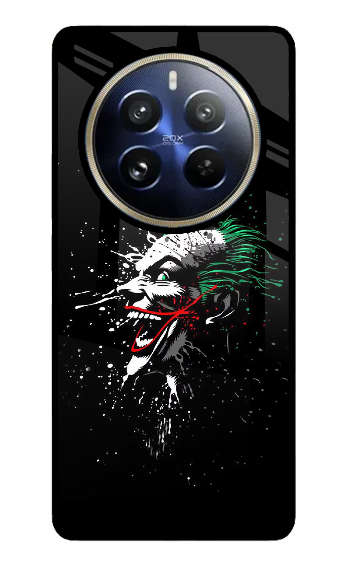 Joker Realme P1 Pro 5G Back Cover - Joker Realme P1 Pro 5G Glass Case Back Cover by Casekaro Joker Realme P1 Pro 5G Glass Case Back Cover by Casekaro