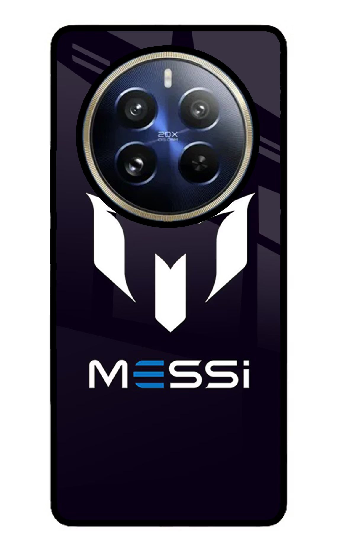 Messi Logo Realme P1 Pro 5G Glass Case - Messi Logo Realme P1 Pro 5G Glass Case Messi Logo Realme P1 Pro 5G Glass Case