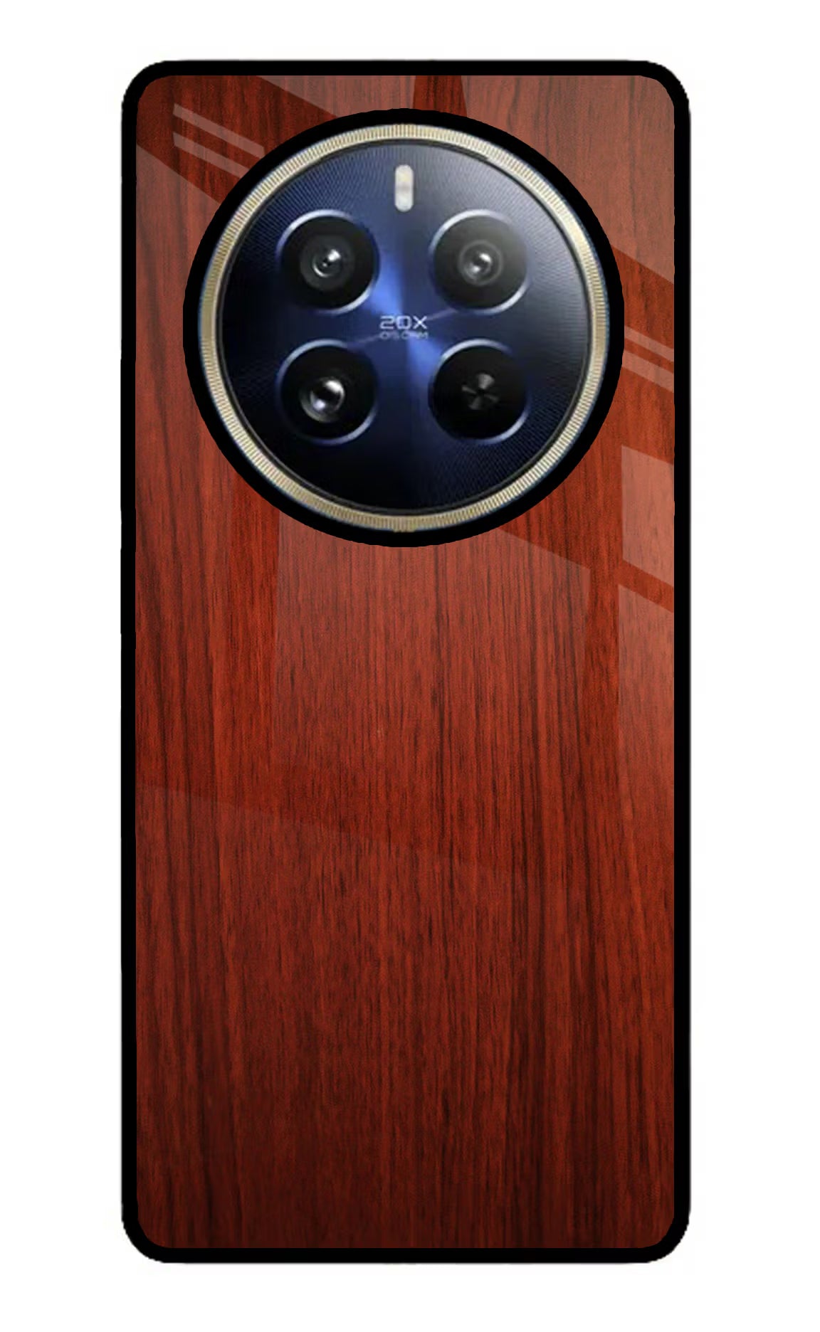 Wooden Plain Pattern Realme P1 Pro 5G Glass Case - Wooden Plain Pattern Realme P1 Pro 5G Glass Case Wooden Plain Pattern Realme P1 Pro 5G Glass Case