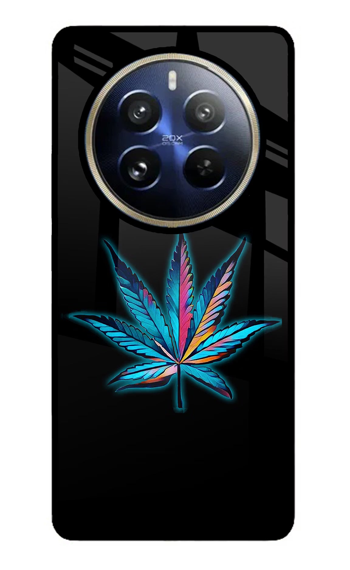 Weed Realme P1 Pro 5G Back Cover - Weed Realme P1 Pro 5G Glass Case Back Cover by Casekaro Weed Realme P1 Pro 5G Glass Case Back Cover by Casekaro